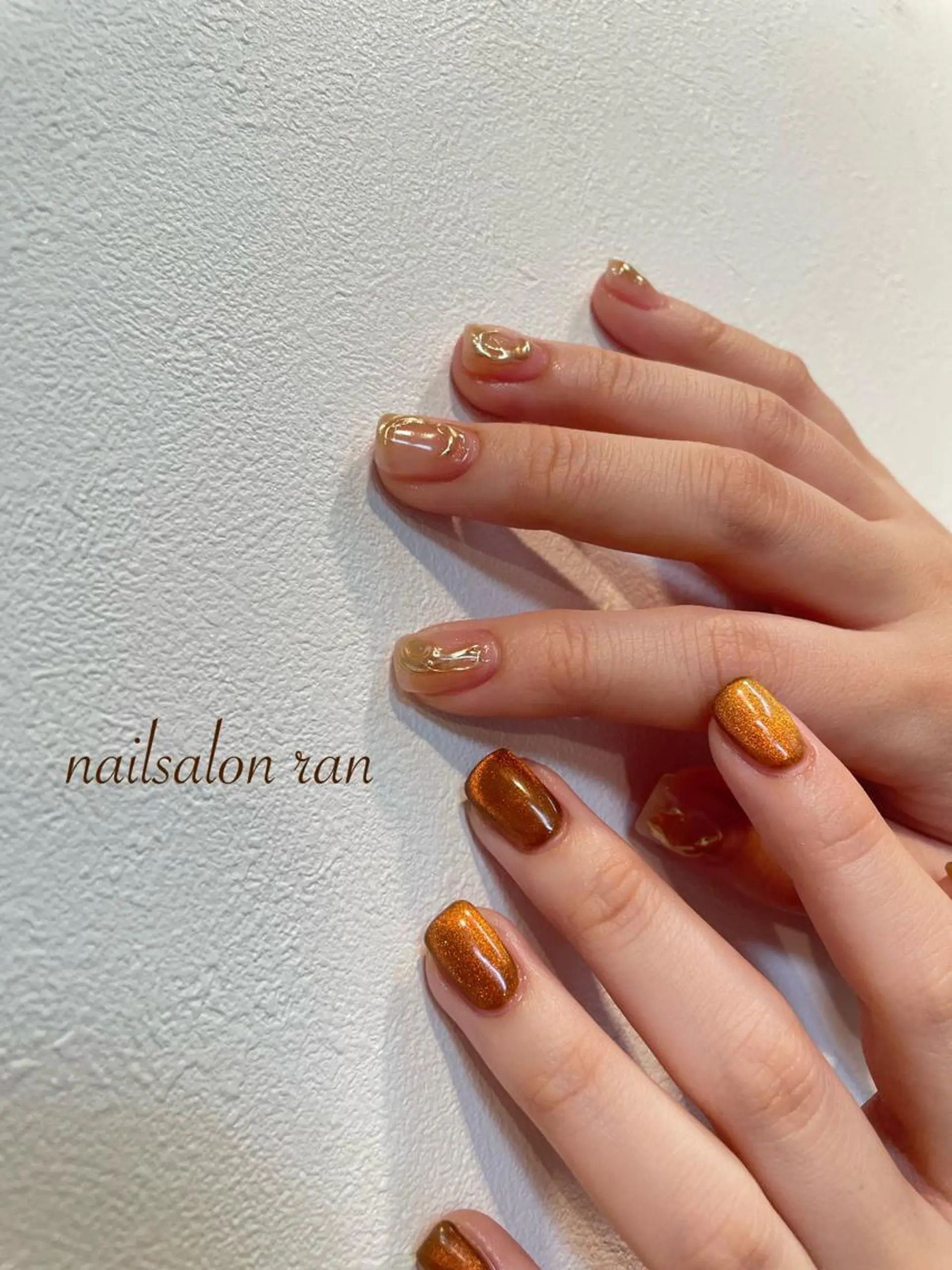 ネイル マグネットネイル nailsalon ranのネイルデザイン