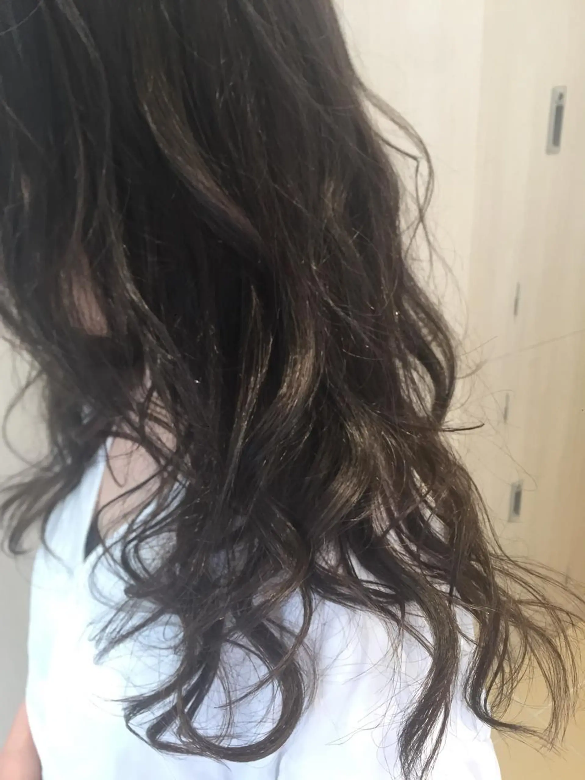 ロング ヘアカラー トリートメント 堀井 猛史のヘアスタイル