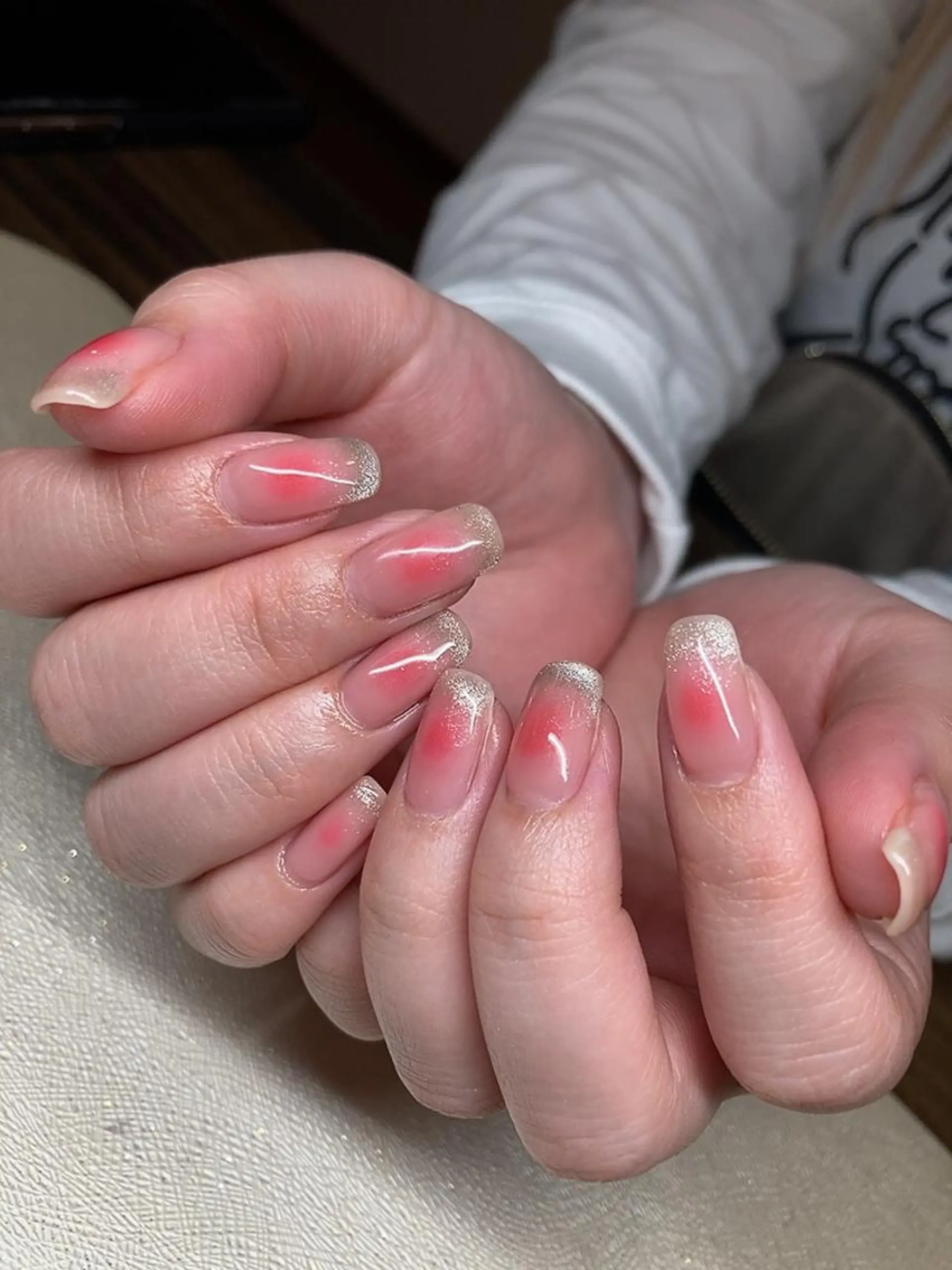 ネイル ハンドネイル 𝐴𝑁𝑈𝐸 トラブル爪育成専門のネイルデザイン