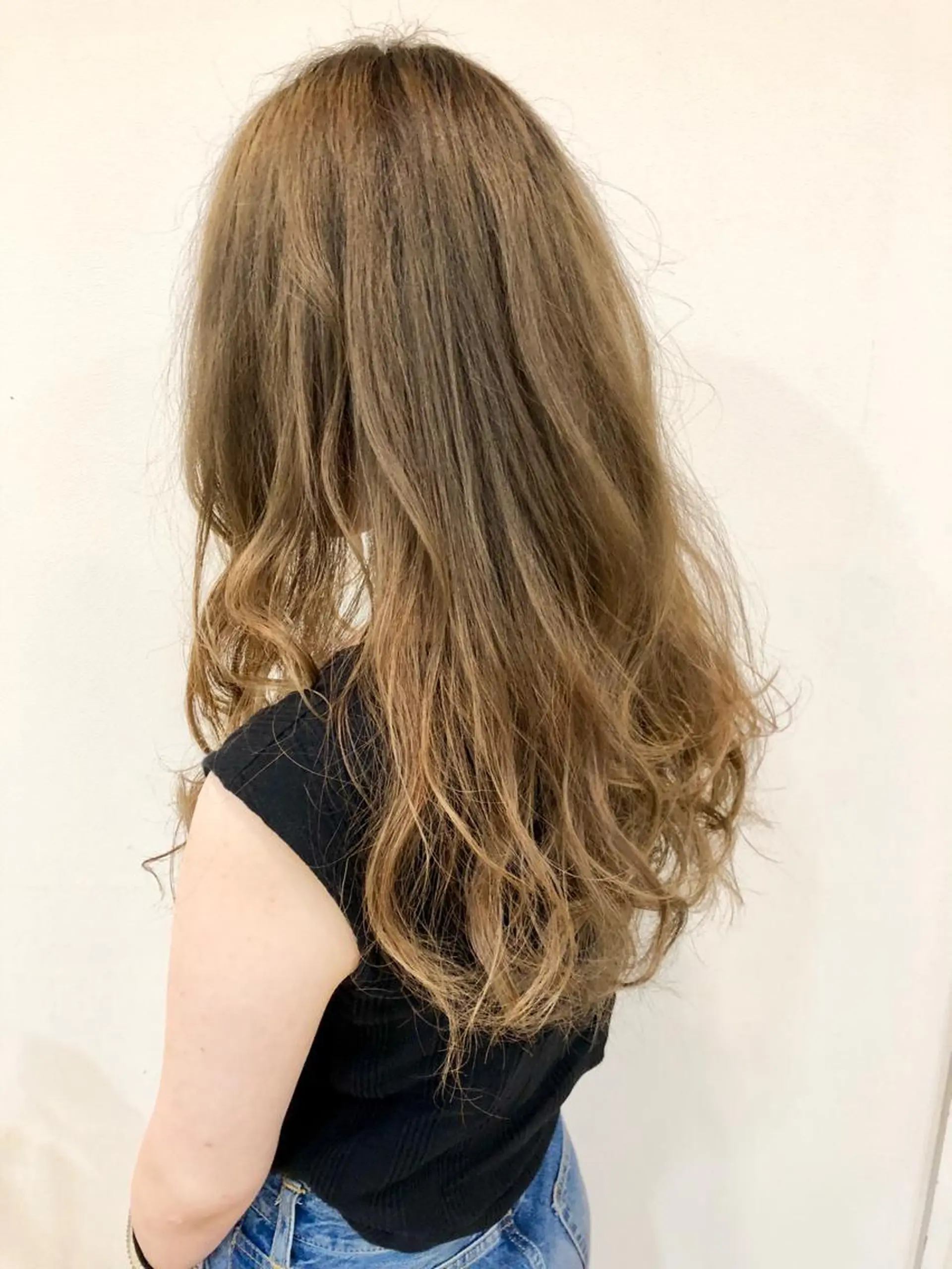 ロング カラー ヘアアレンジ アッシュ ベージュカラー メンズパーマ特化/ KAORU/店長のヘアスタイル