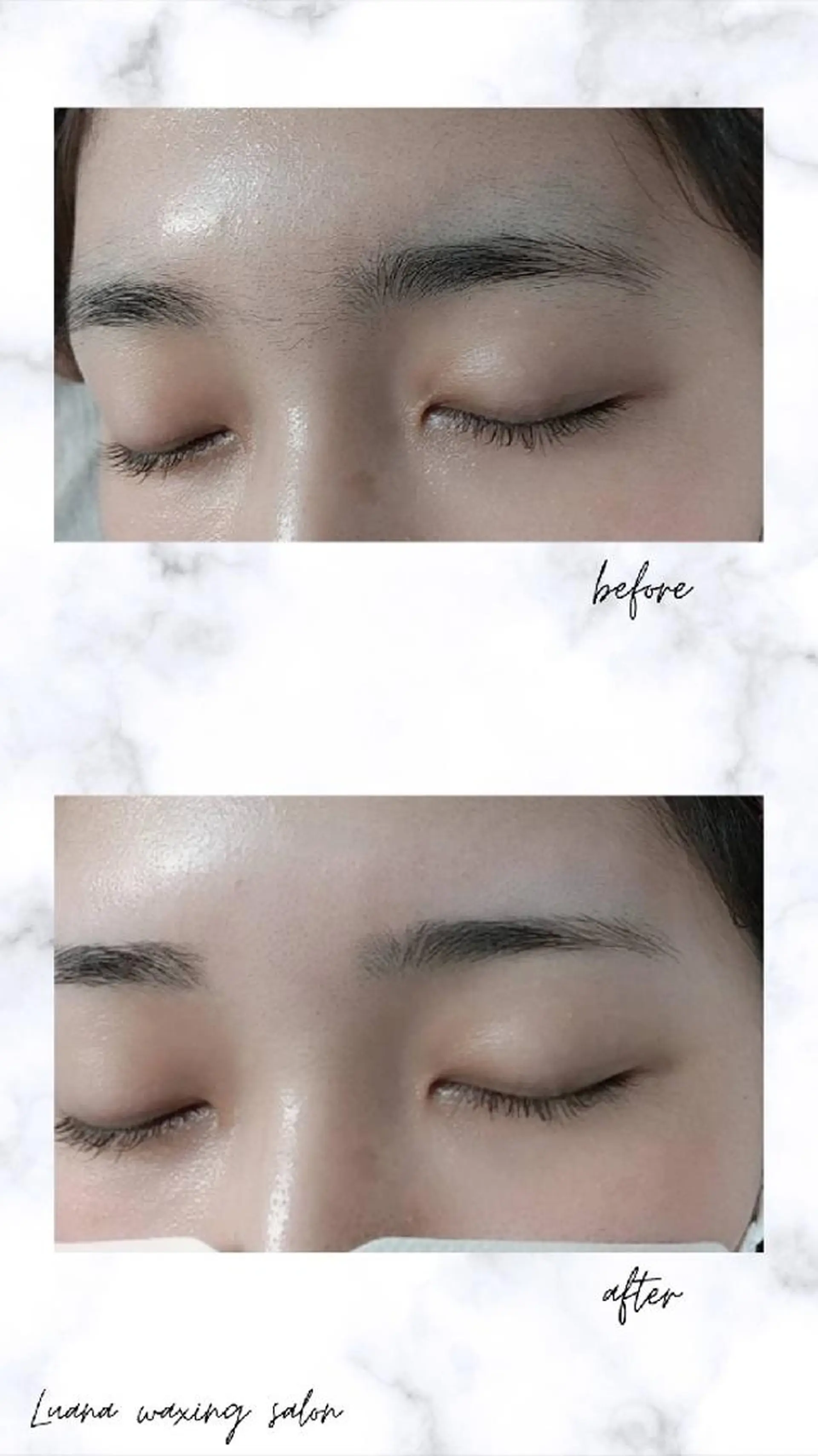 アイブロウ 眉毛ワックス脱毛 Luana waxing salon所属・Luana wax 🐚根本のエステ・リラクイメージ