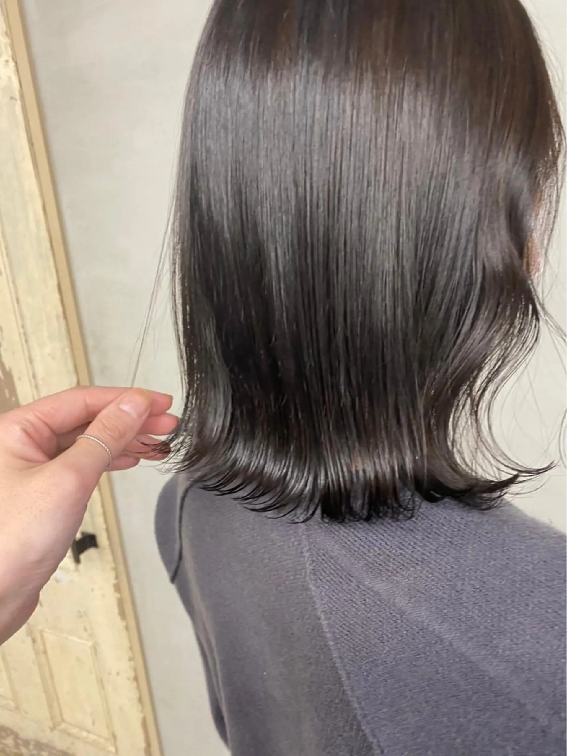 ミディアム カラー アッシュ お任せヘア☘️☘️ 及川渚のヘアスタイル