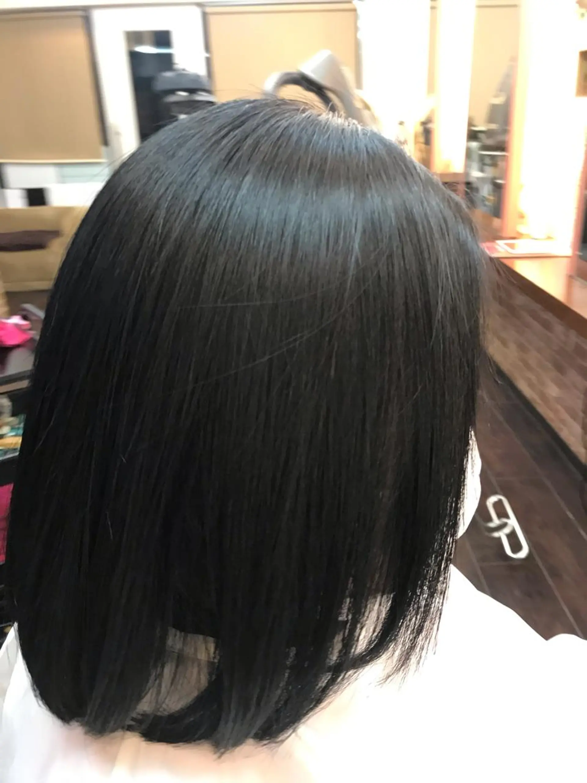ミディアム カラー パーマ 桧山 真のヘアスタイル