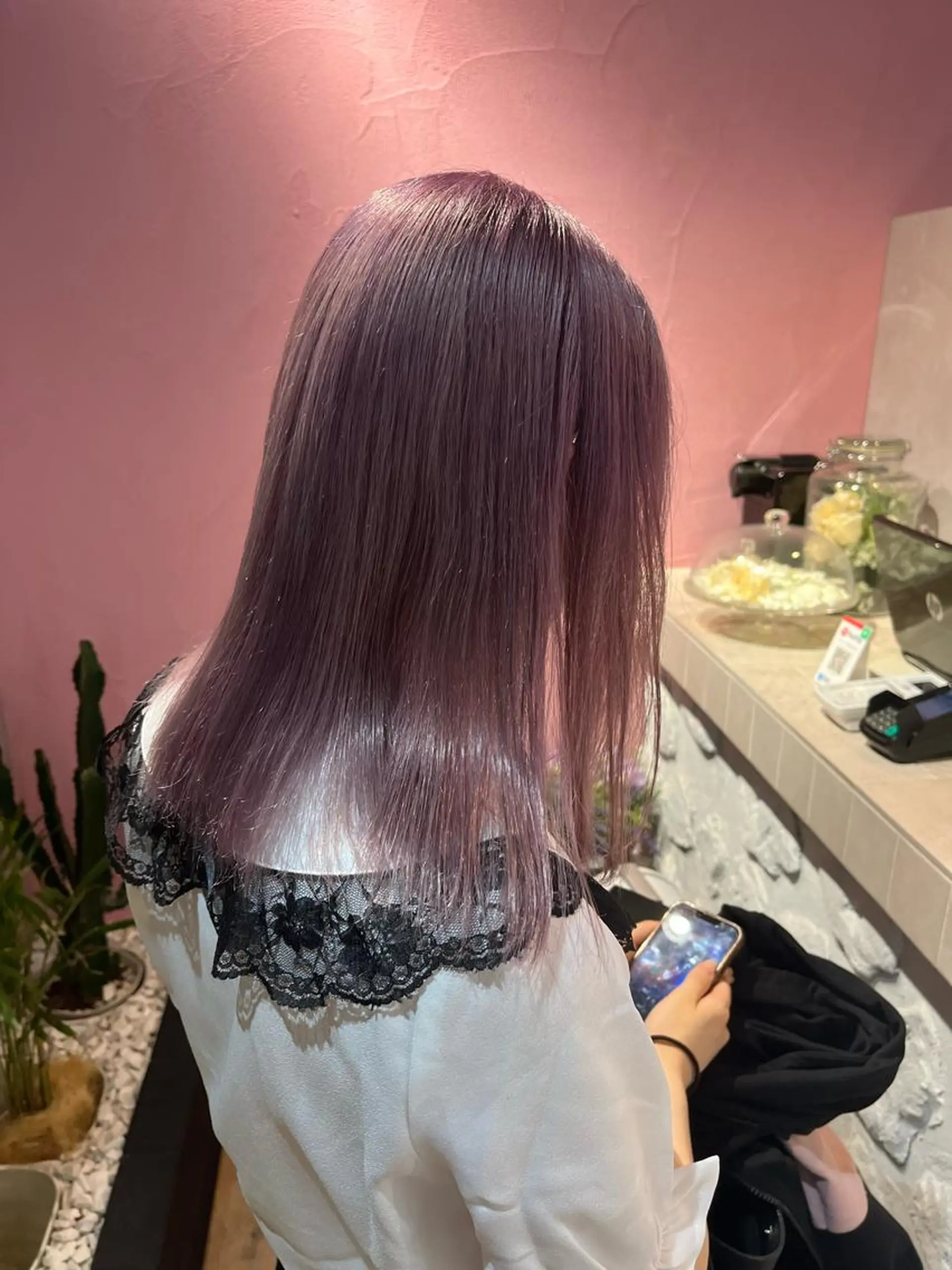 カラー バレイヤージュ ブリーチ デザインカラー ハイライトカラー インナーカラー 艶感透明感カラー🤍 hinaのヘアスタイル