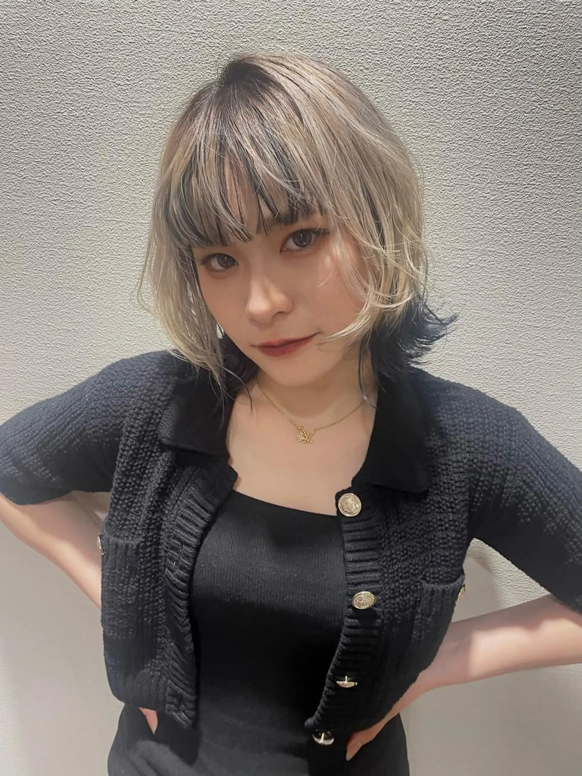 カラー ベージュ/透明感/ 桃子🎀のヘアスタイル