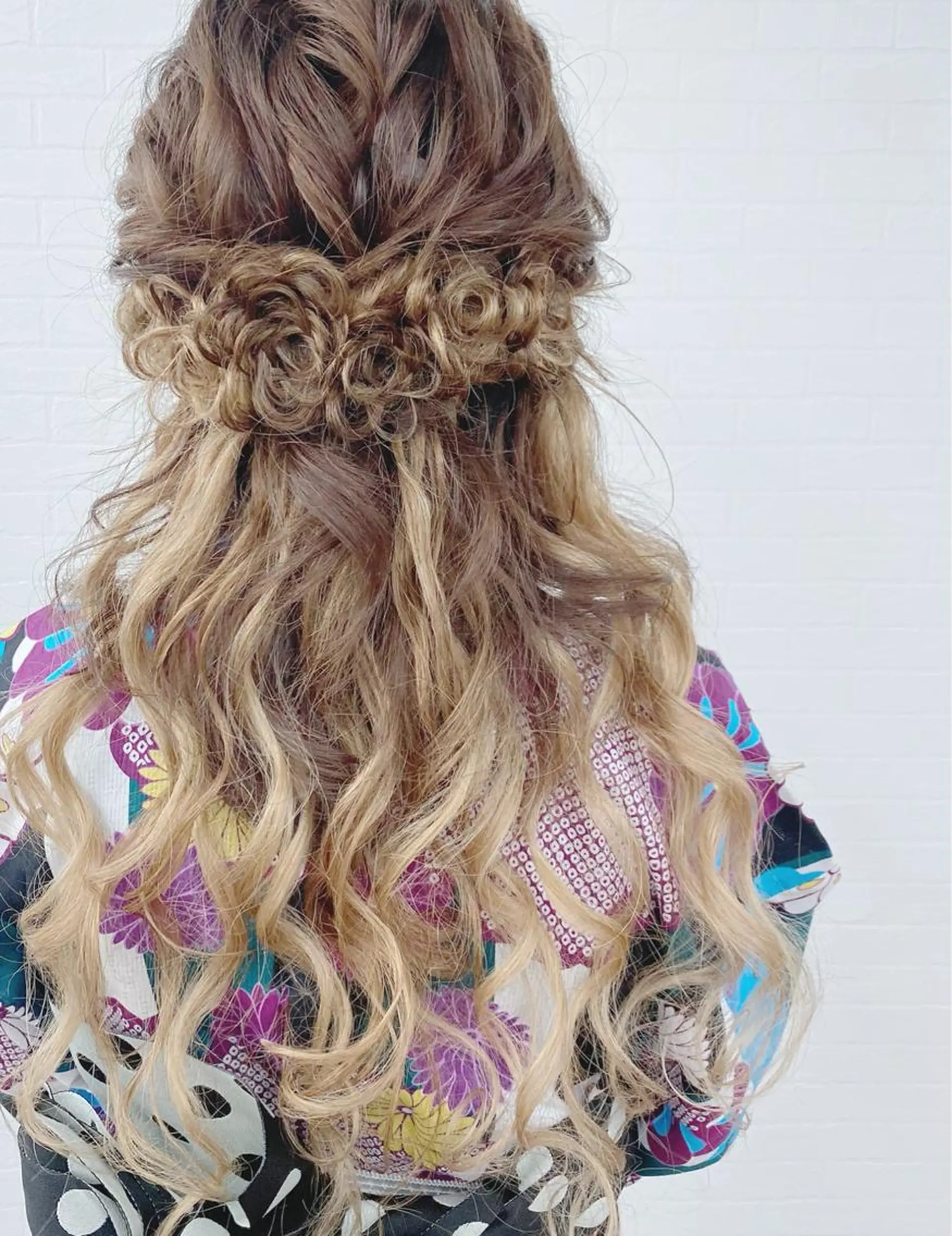 ロング ヘアアレンジ ヘアセット GRANLUSSO 〜グランルッソ駅前店所属・木口 嘉美のヘアスタイル