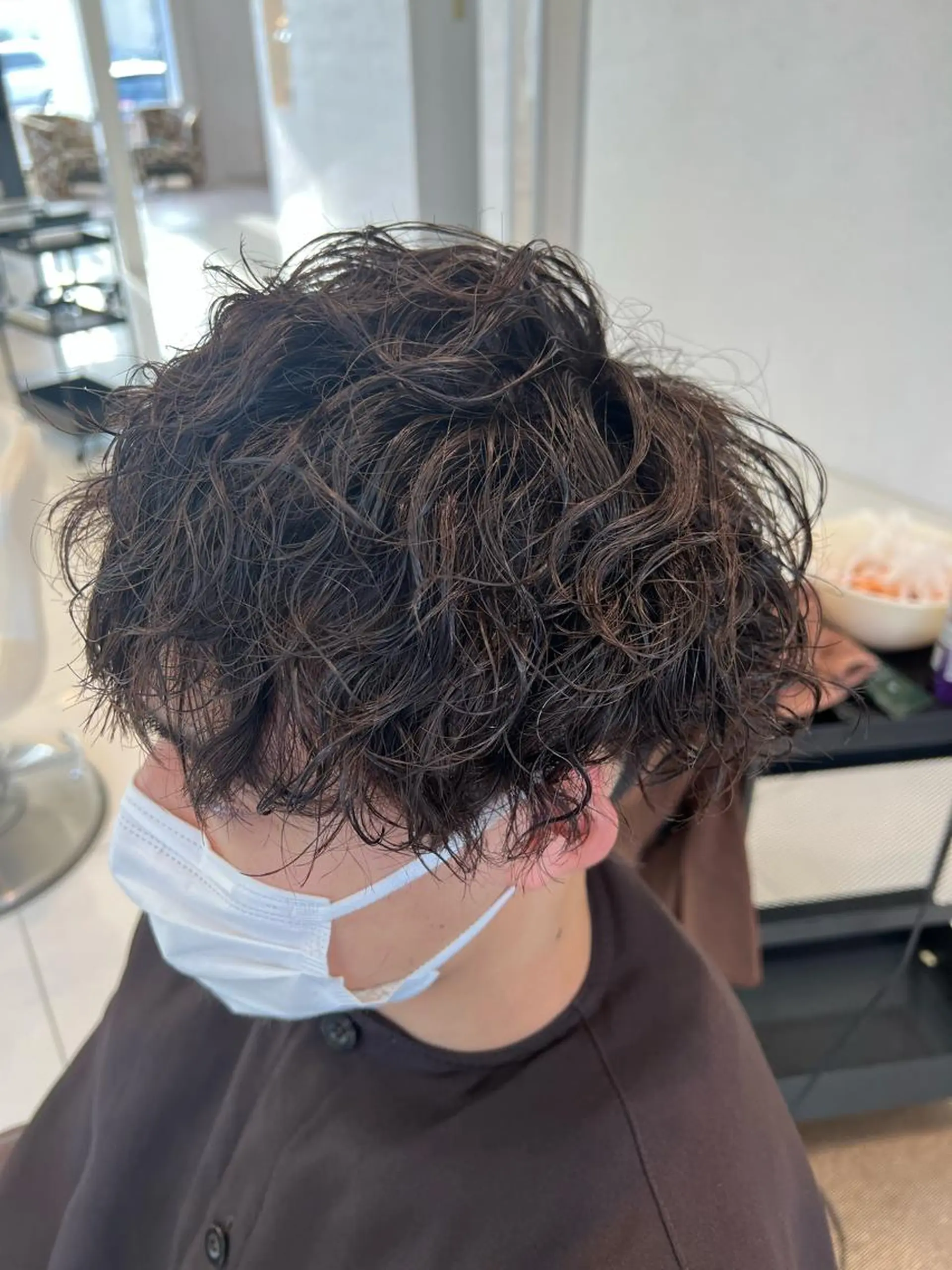 パーマ メンズ カット パーマ 野口 竜矢のヘアスタイル