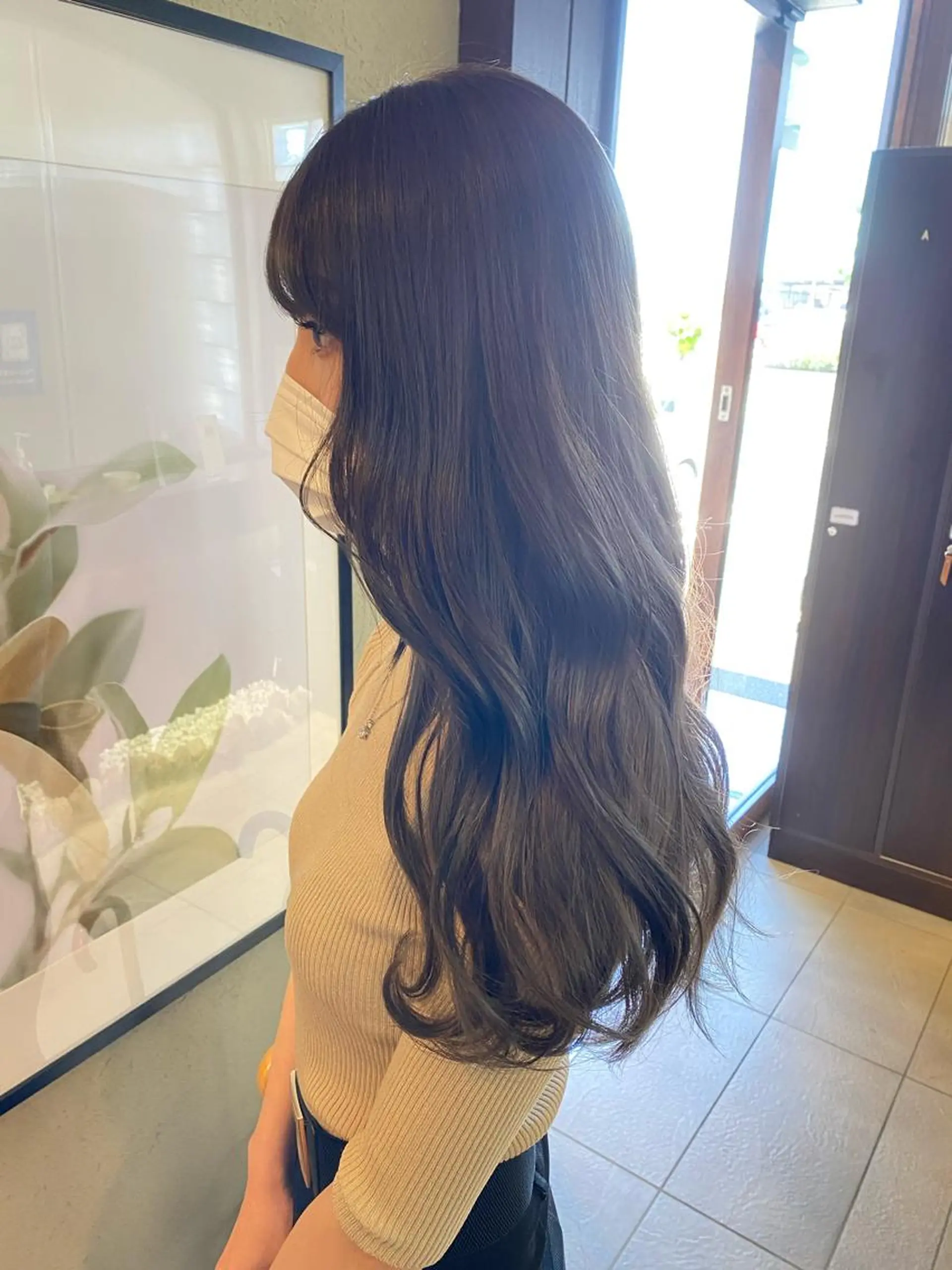 ロング カット ヘアカラー トリートメント 具志 正太のヘアスタイル