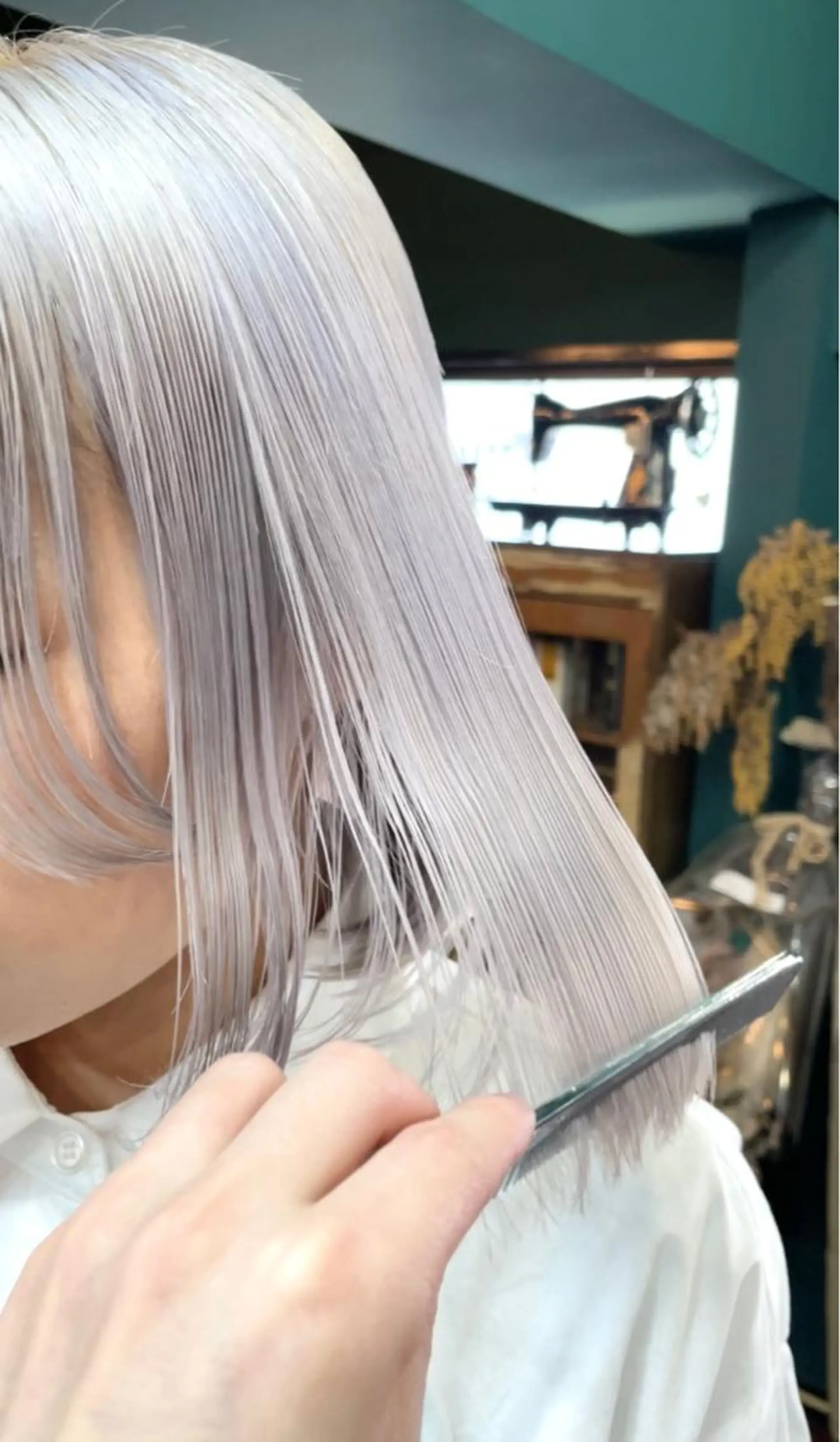 ミディアム カット ヘアカラー トリートメント vivre libre所属・vivre libreのヘアスタイル