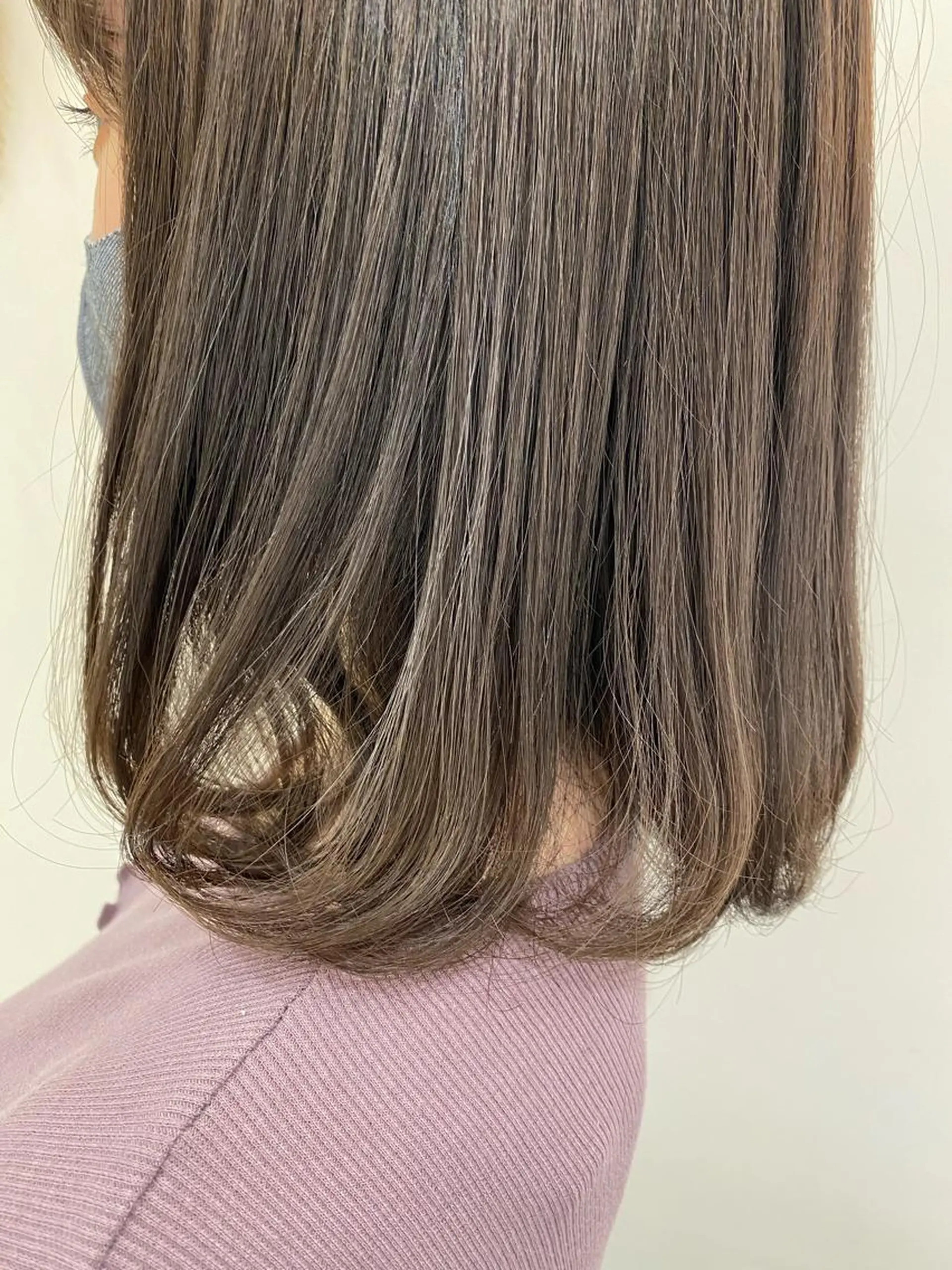 ミディアム カラー 銀座メンズ専門🖤 小島奈々のヘアスタイル