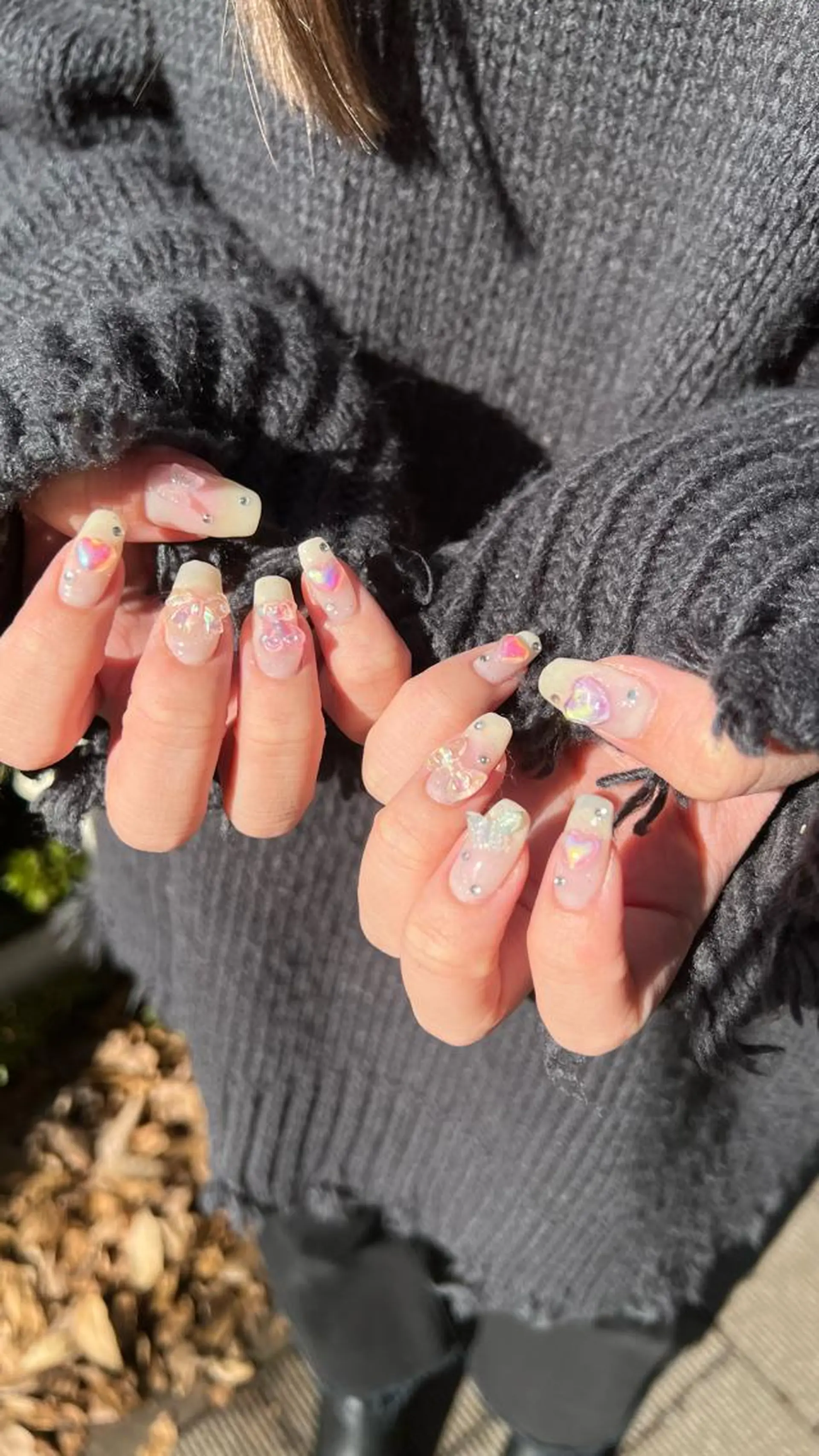 ネイル ハンドネイル 韓国🩶Y2Kネイル 💫くれはのネイルデザイン