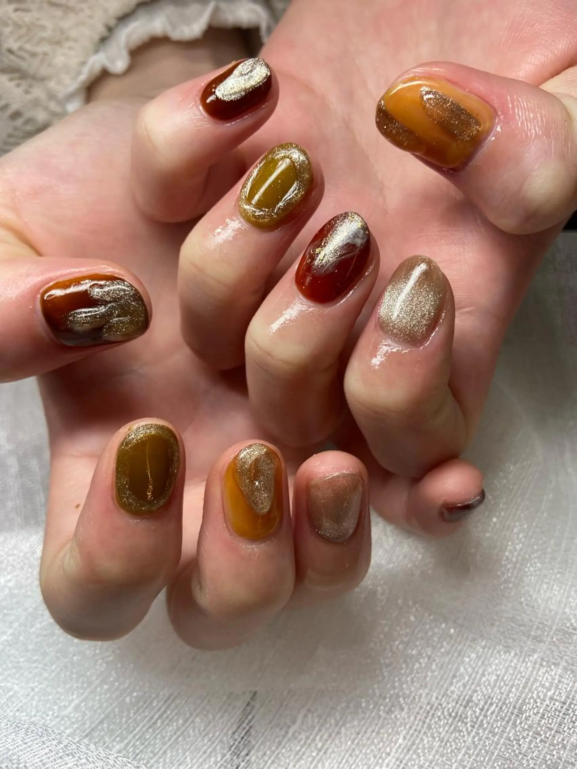 ネイル ニュアンスネイル 🧸プルエクステ❤︎ ネイルKAO🧸のヘアスタイル