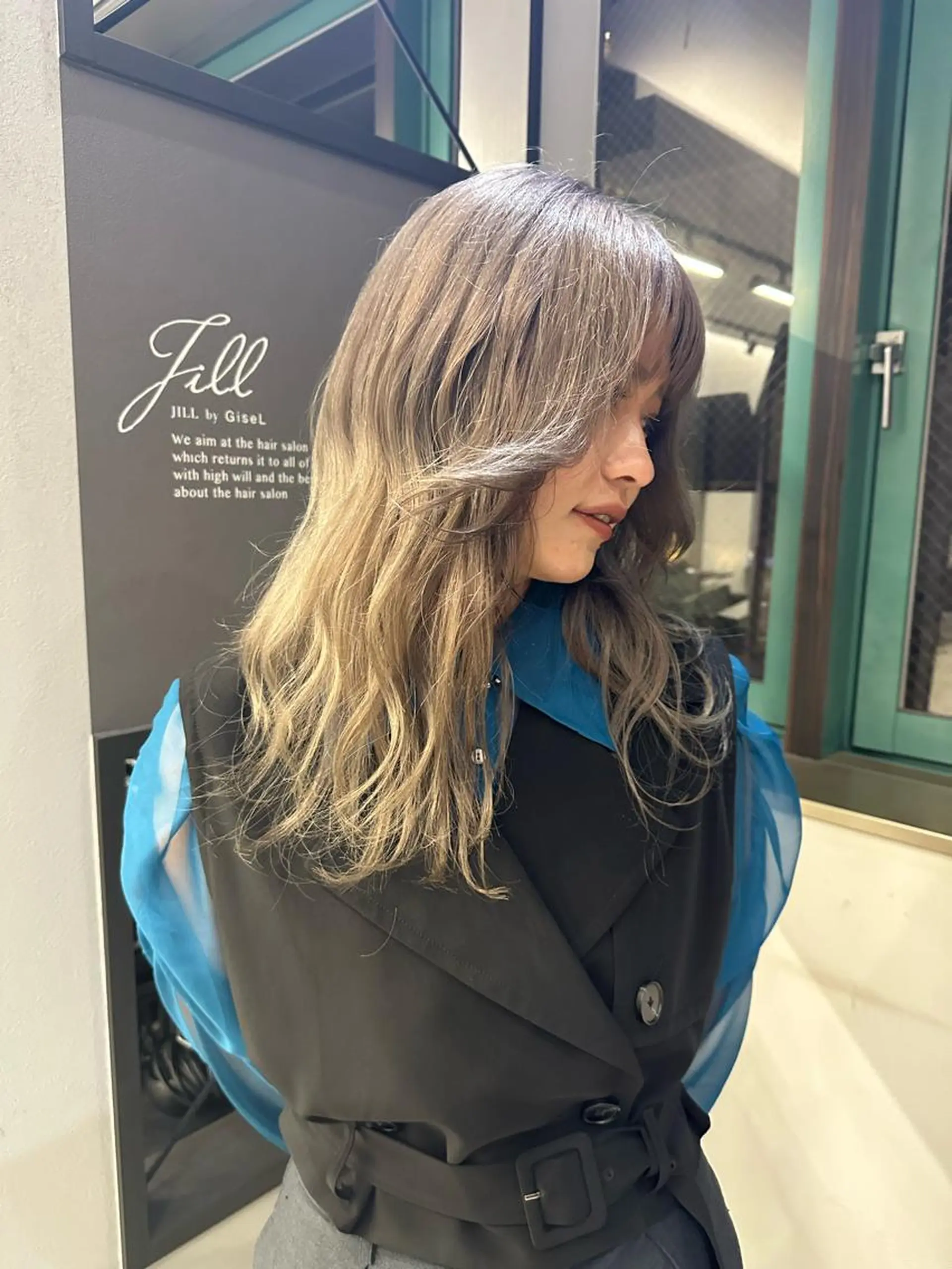 カラー dao/ミルクティー /ブラウン/ブロンドのヘアスタイル