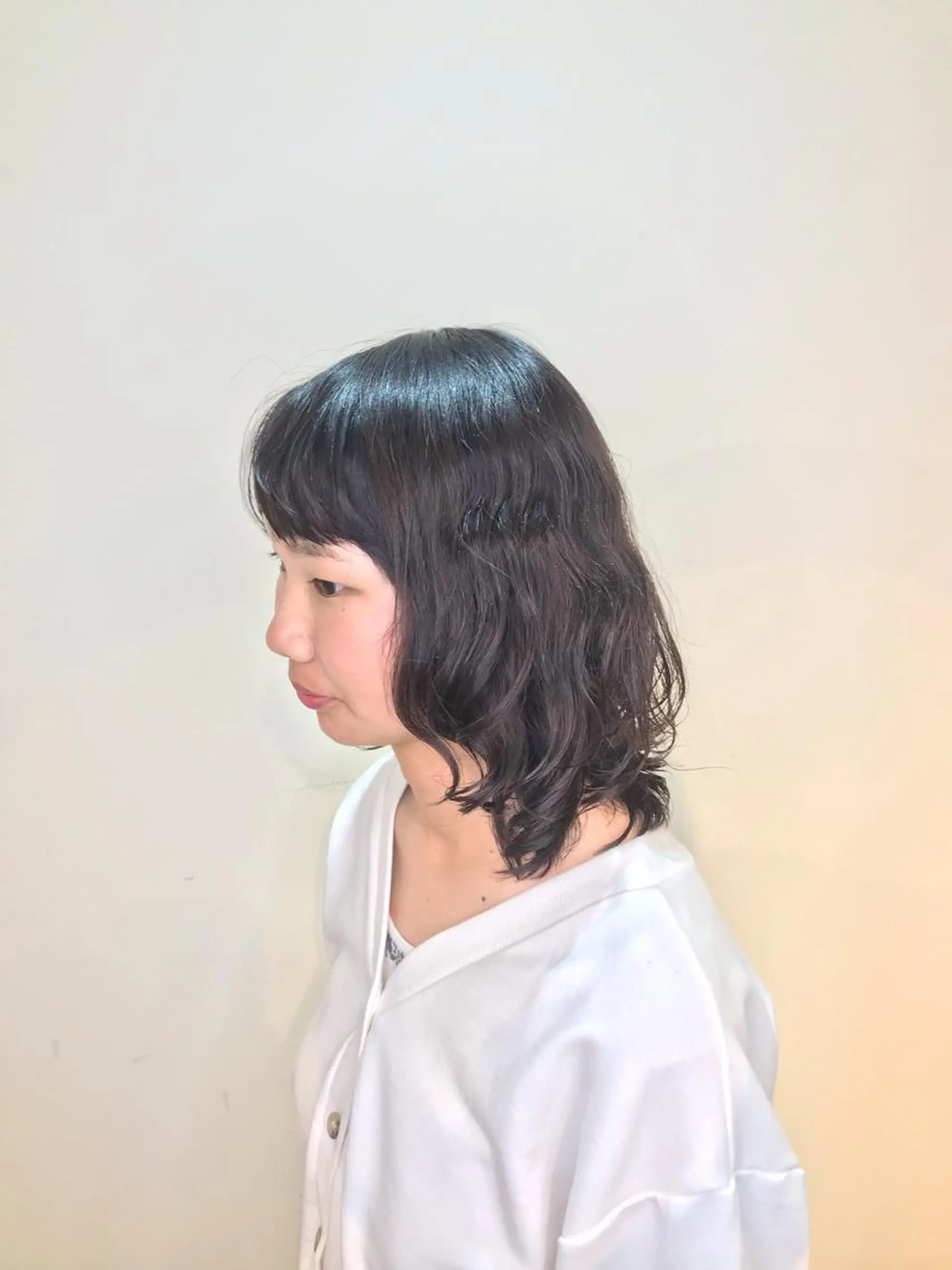 ミディアム 小杉輝/ショート /艶カラー✨のヘアスタイル