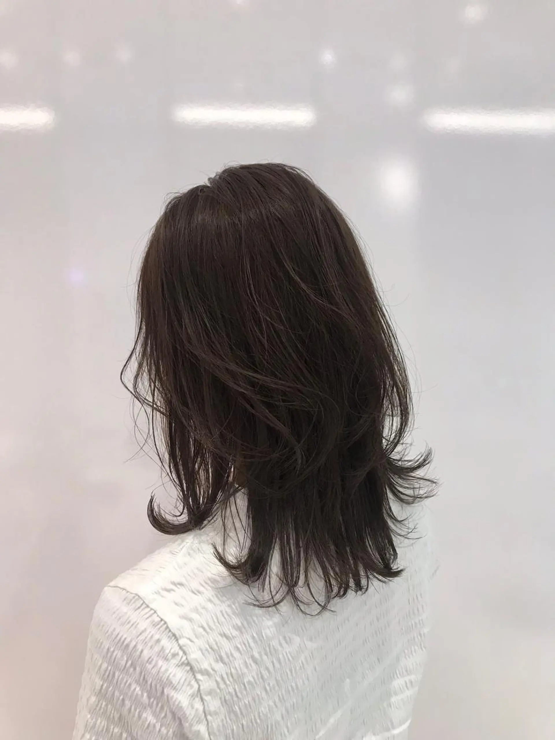 ミディアム ハッシュカット/ハイ トーン/MANAMIのヘアスタイル