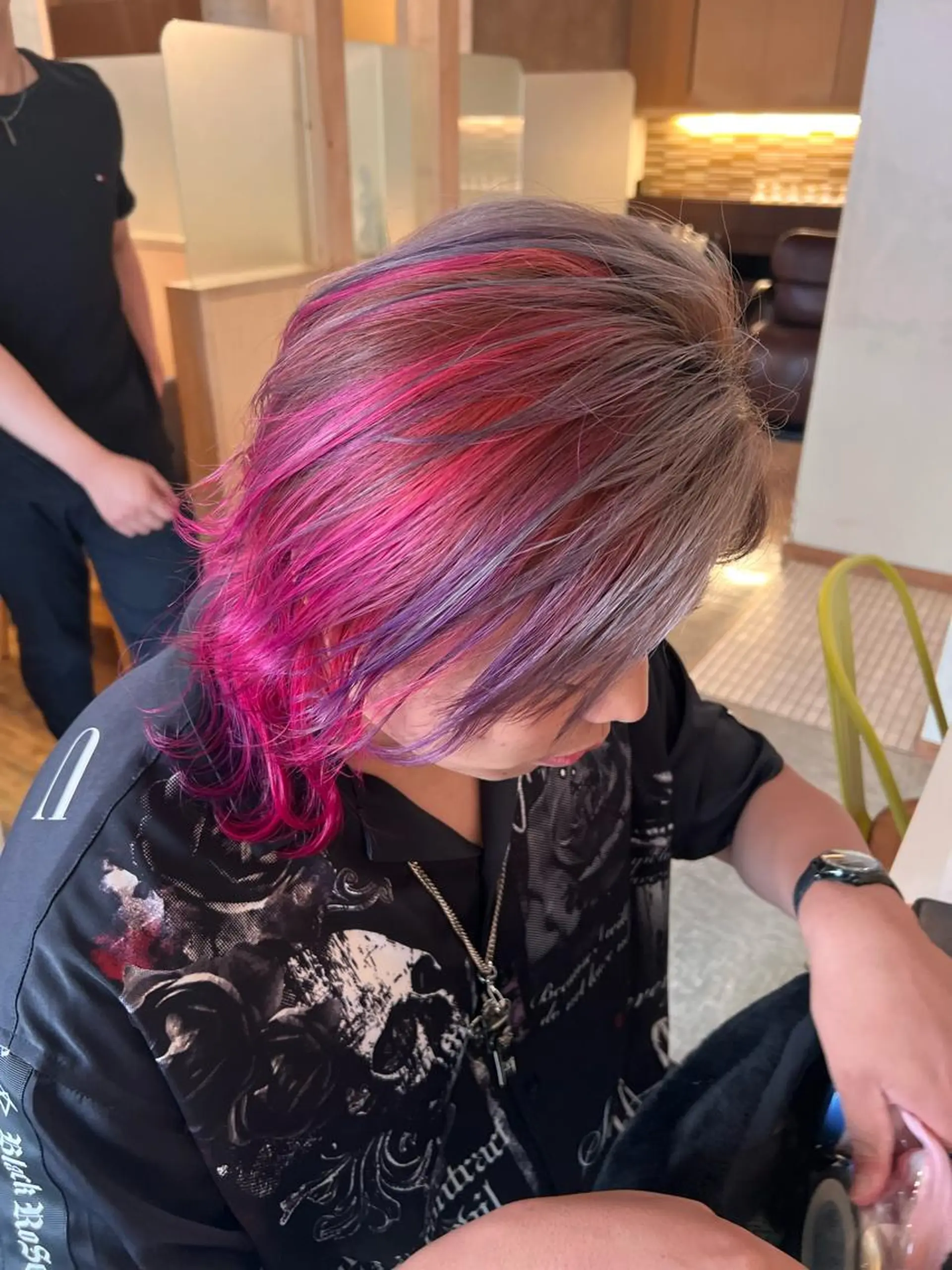 ミディアム カラー ブリーチ デザインカラー 🌻井上 マリー🌻のヘアスタイル