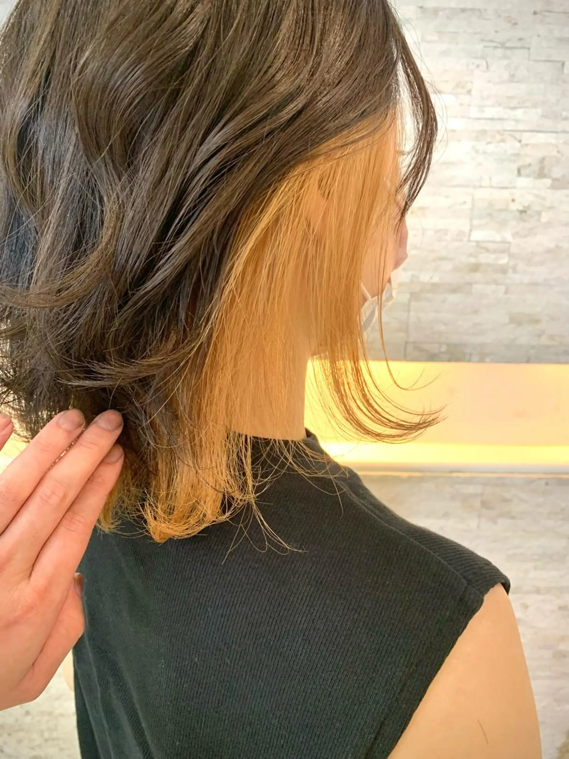 ミディアム カラー ヘアアレンジ 🔶似合わせセンター パート/ヤス🔶のヘアスタイル