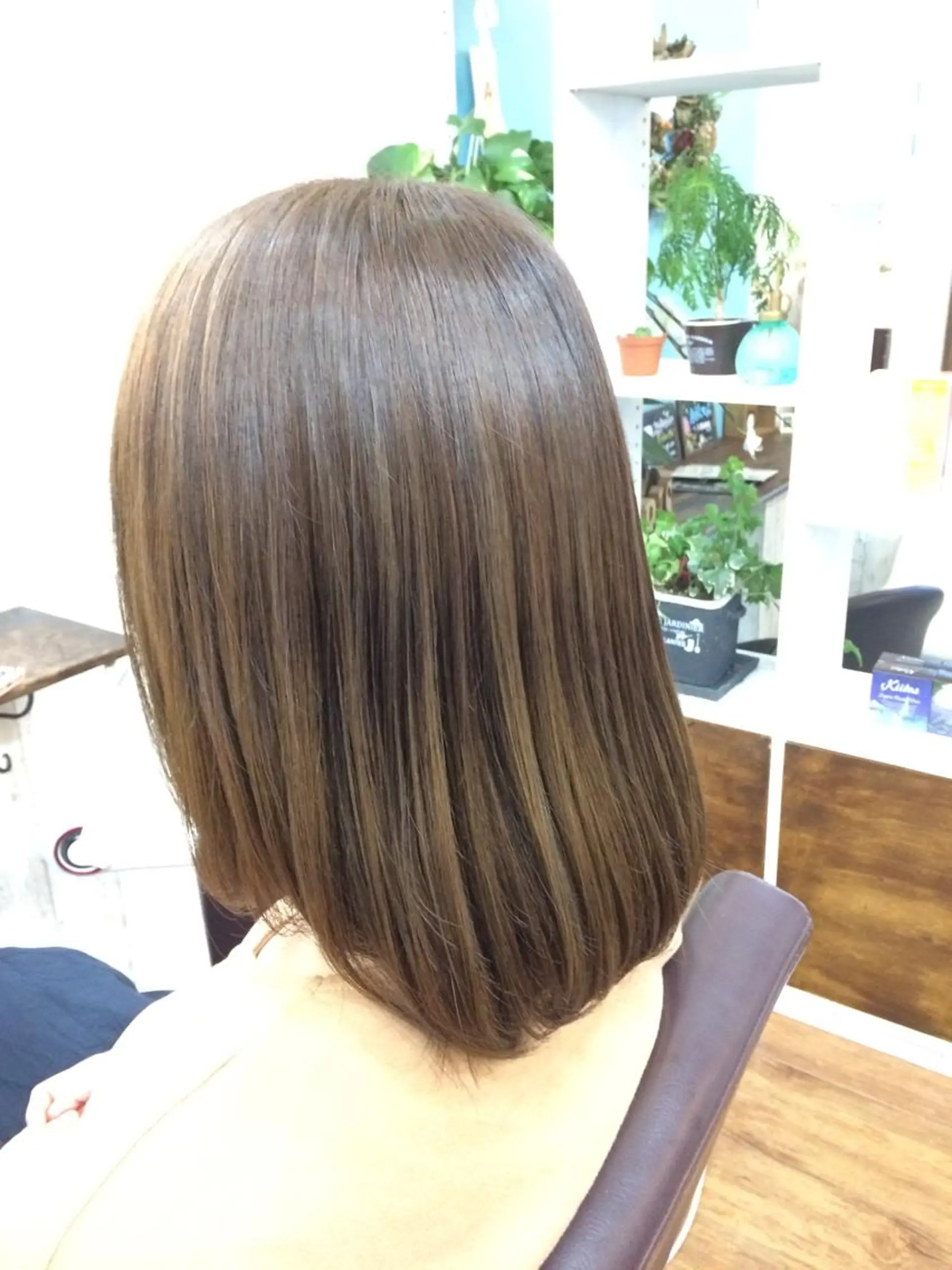 ミディアム 北本/髪質改善/店長 岩渕 元気のヘアスタイル