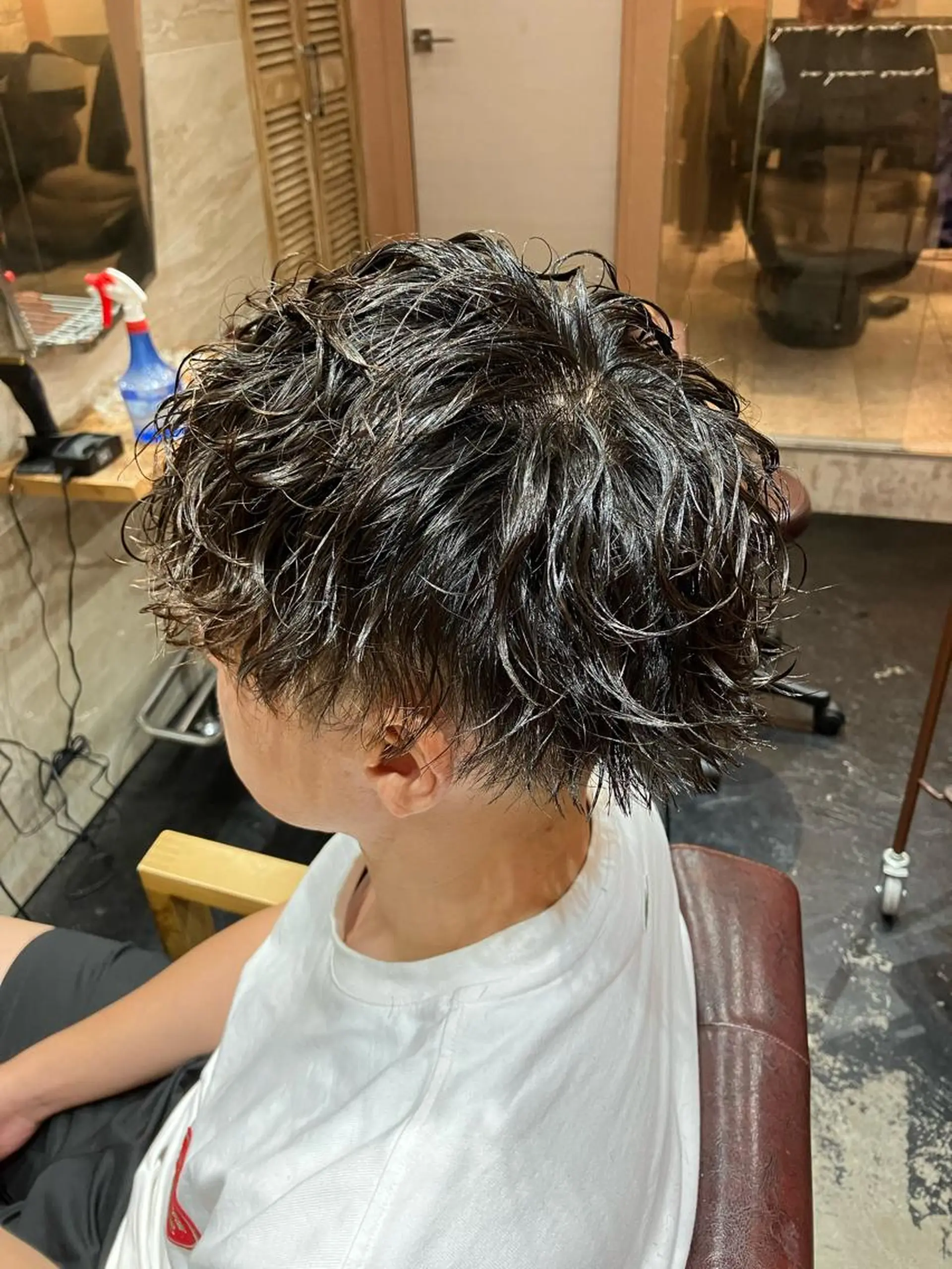 パーマ メンズ カット パーマ メンズ特化/パーマ/ フェードWATARUのヘアスタイル