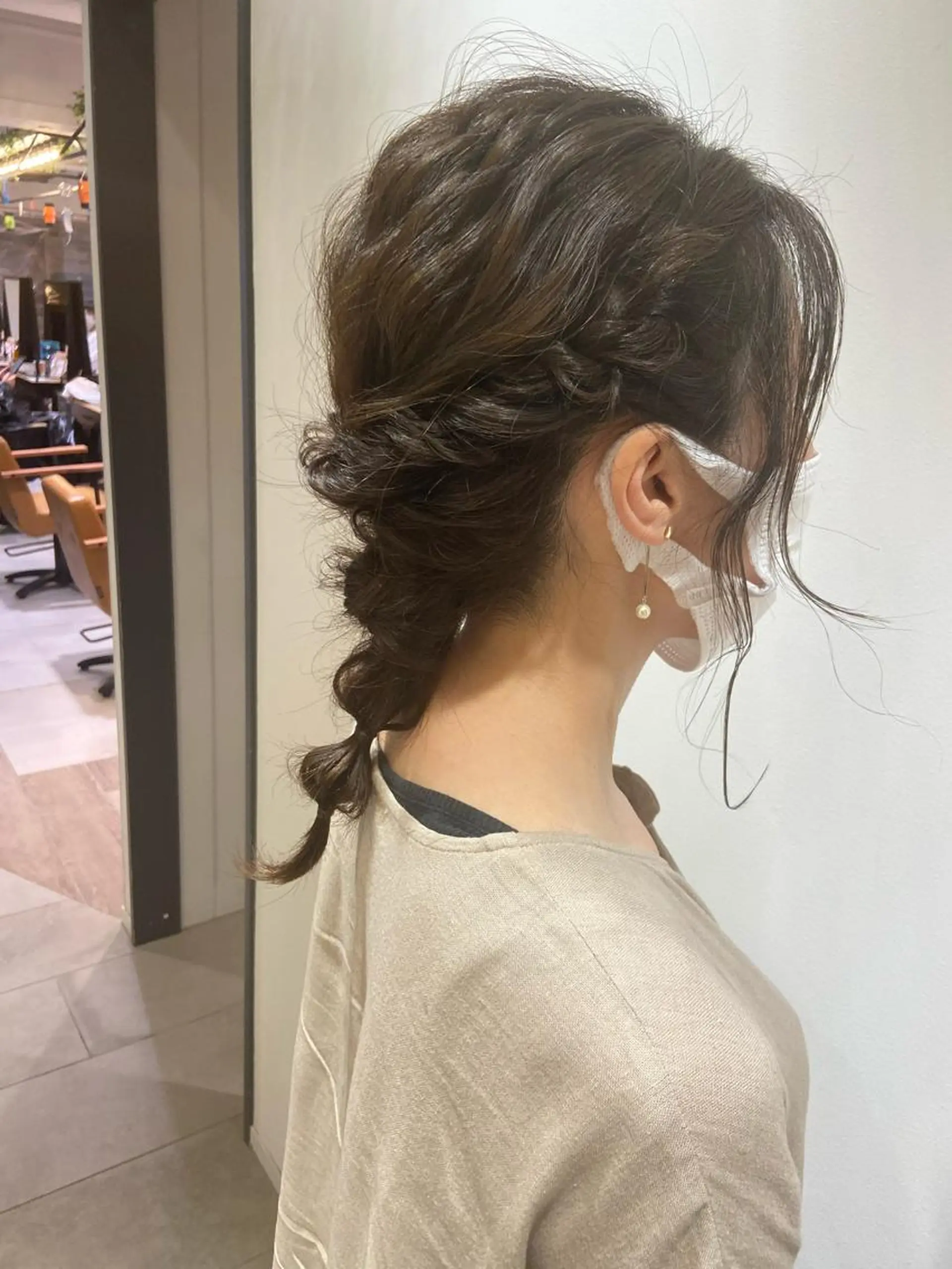 ミディアム カラー ヘアセット 🐺ウルフ/レイヤー 似合わせ‎🤍沙羅のヘアスタイル