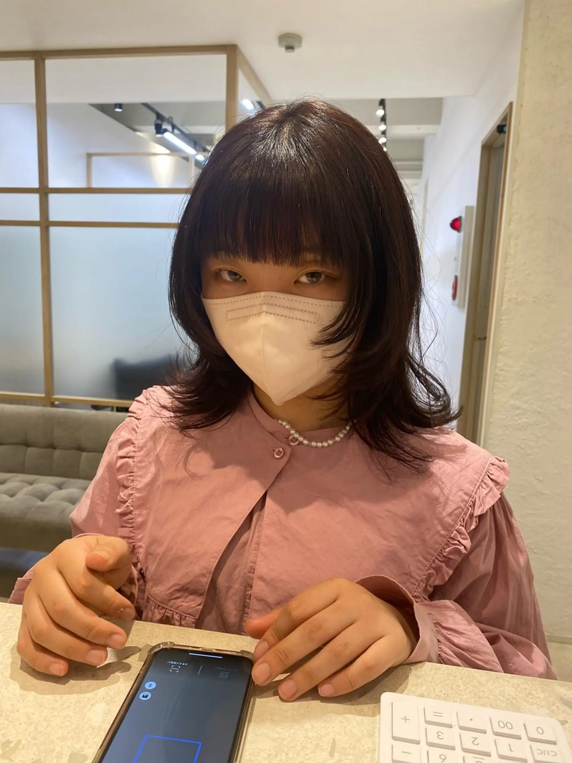 セミロング 💫扱いやすい ／レイヤー/小林陸のヘアスタイル