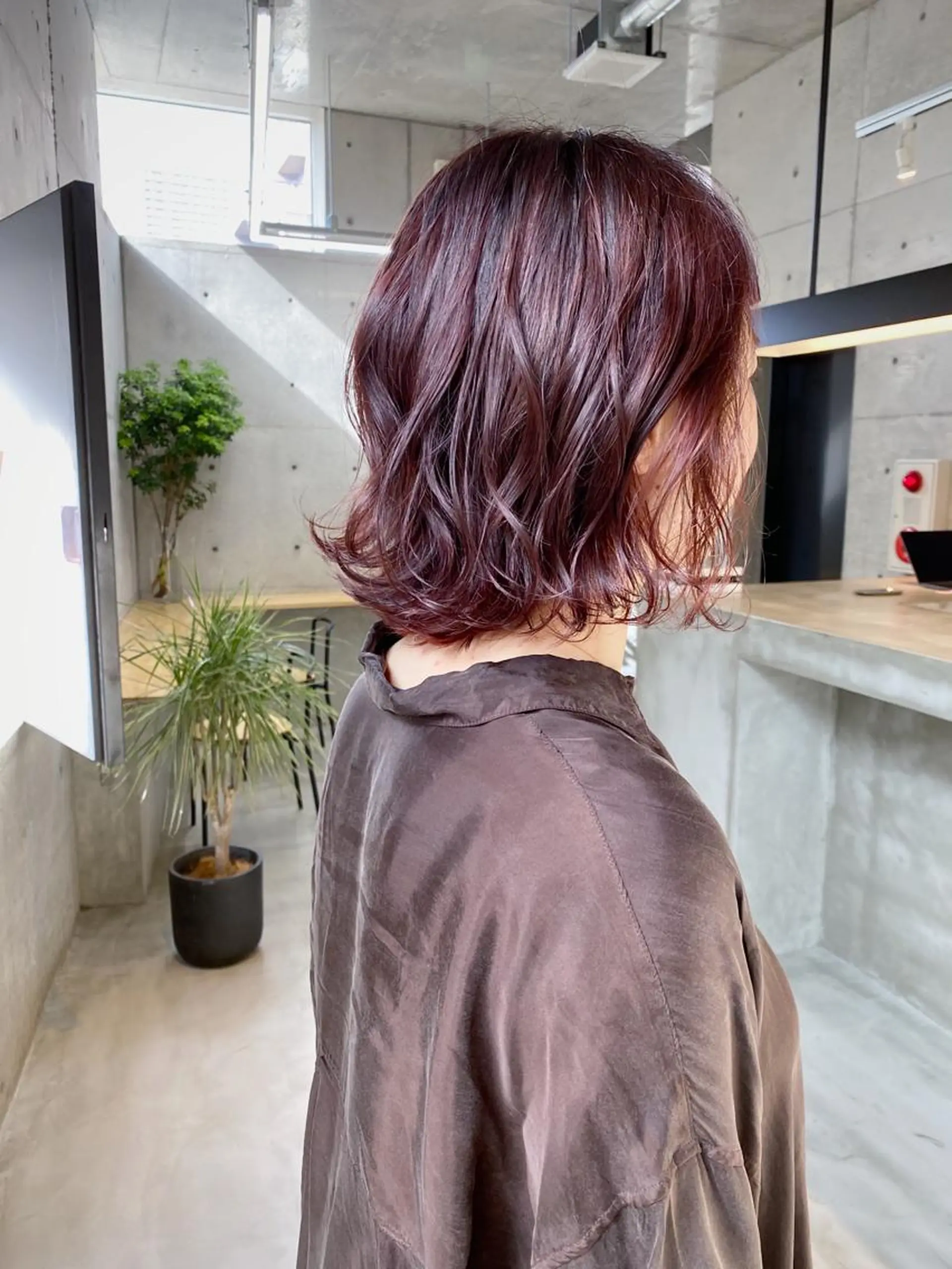 ミディアム カット パーマ トリートメント son hair HIROEのヘアスタイル