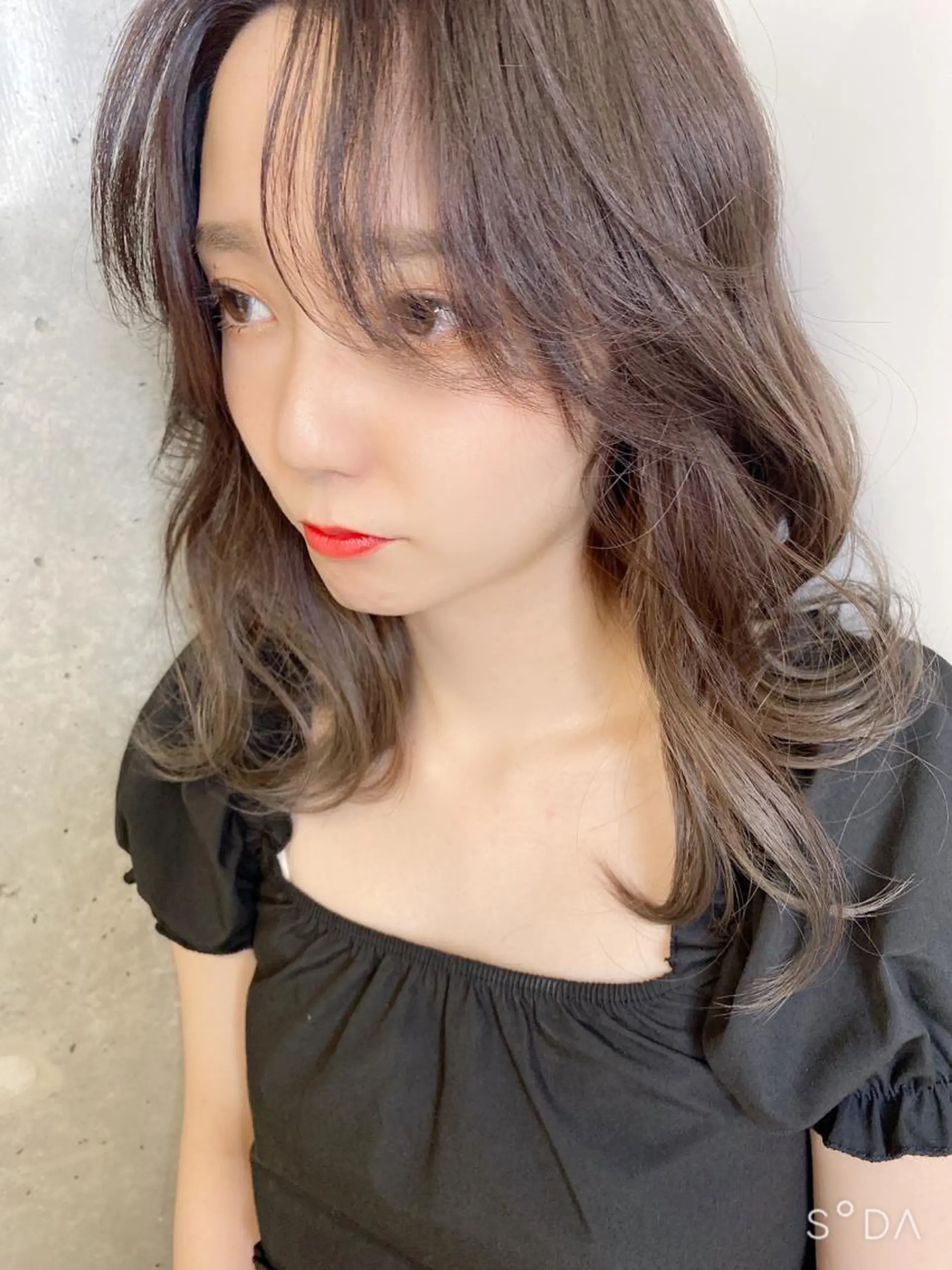 セミロング カラー パーマ ヘアアレンジ メンズ ネイル マツエク・マツパ Amelie所属・Amelie yunのヘアスタイル