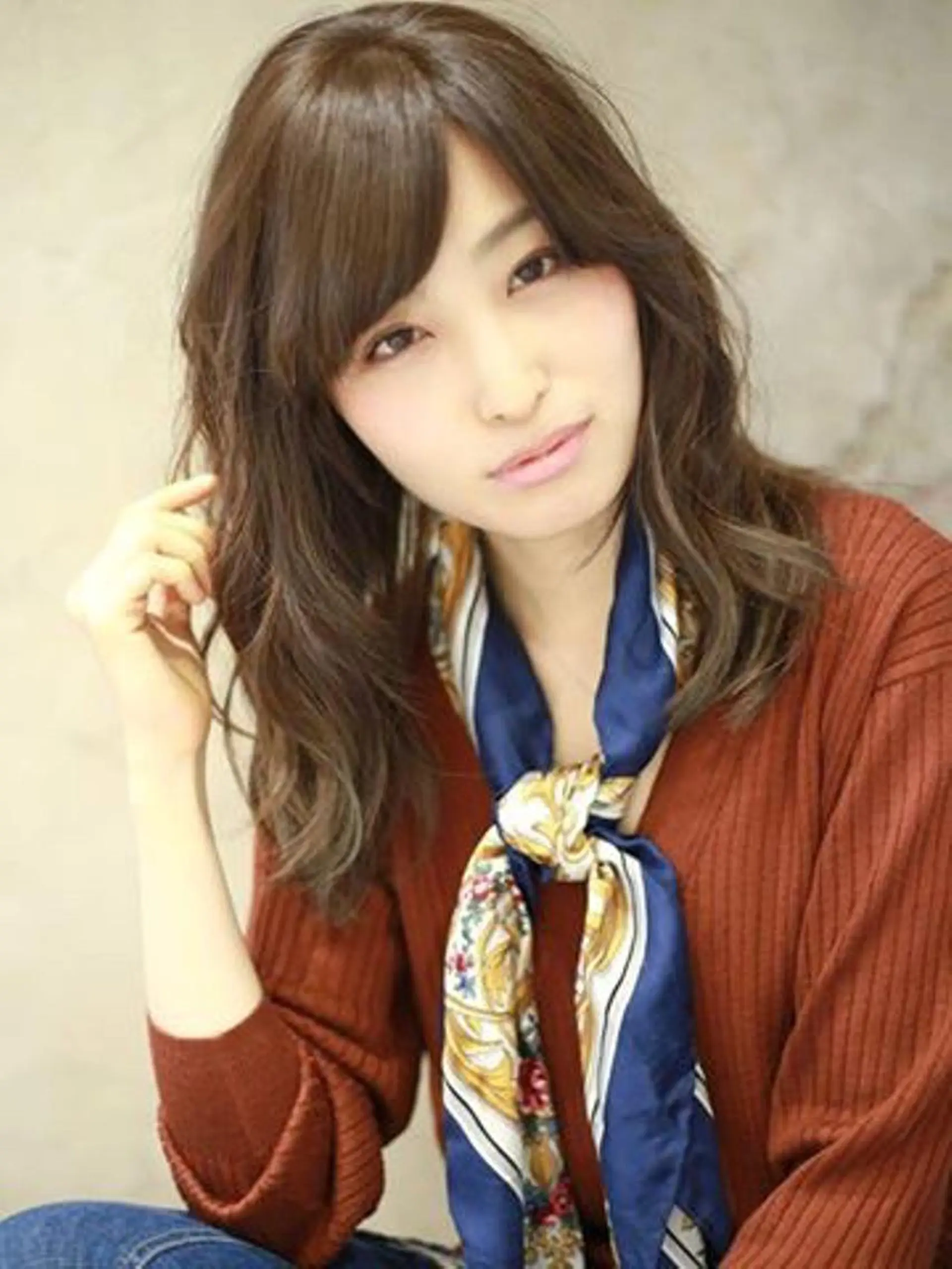 ショート ミディアム セミロング ロング カラー パーマ ヘアアレンジ ミディアムパーマ セミロングパーマ Soleria /ソレリア所属・メンズカットのプロ 田中慎一のヘアスタイル