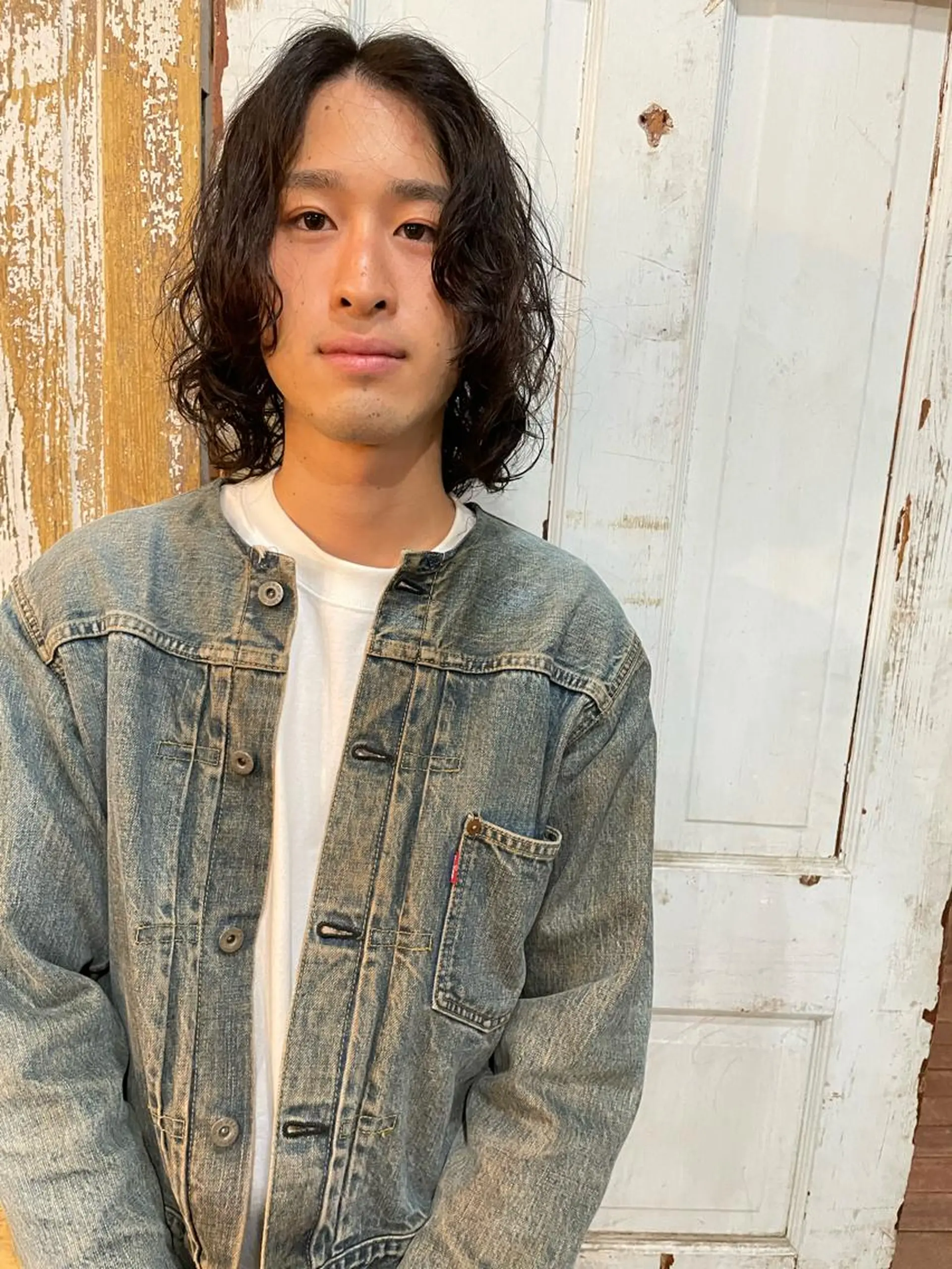 ミディアム パーマ カット パーマ トリートメント 南堀江🌿パーマ Tetsu【テツ】のヘアスタイル