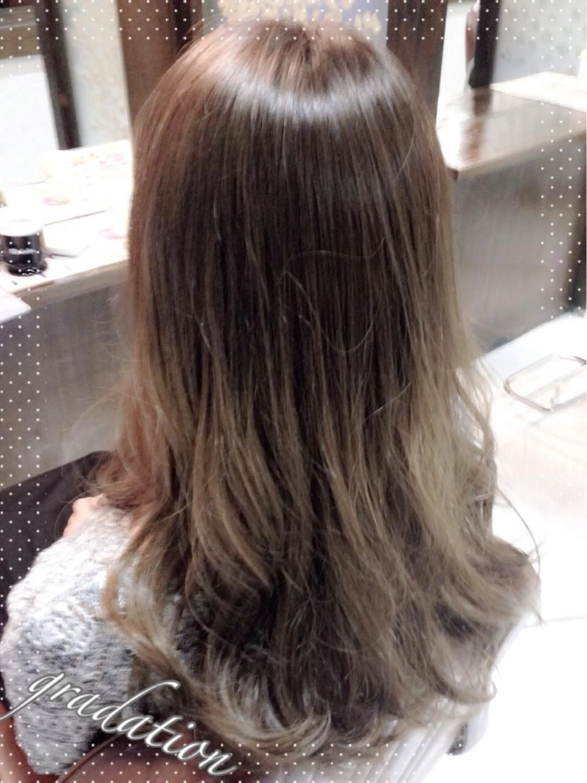 カラー グラデーションカラー グレージュ 韓国ヘア得意❤︎森澤 悠佳のヘアスタイル