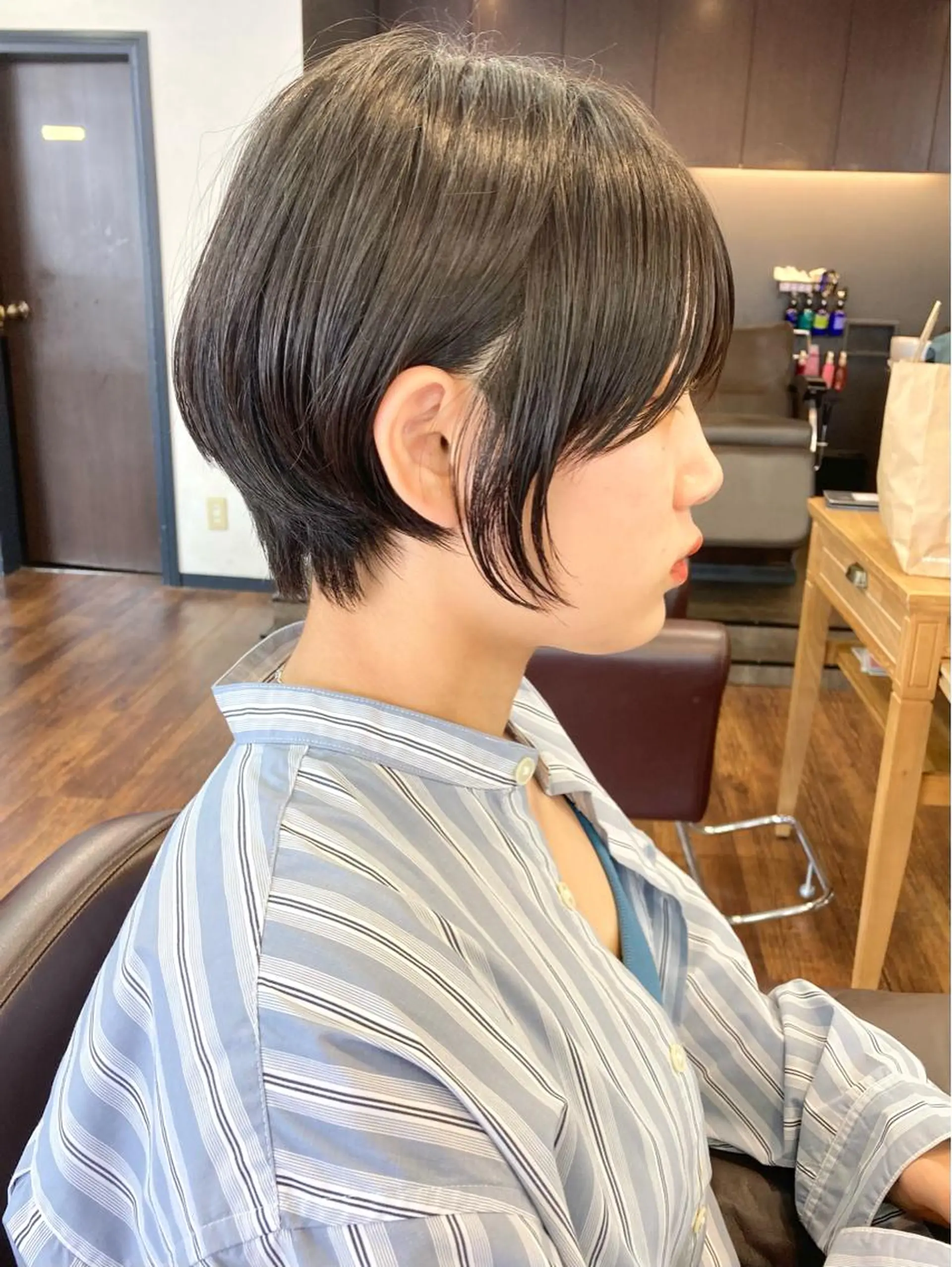 ショート カット トリートメント レイヤー/メンズ 竹田凪儀のヘアスタイル