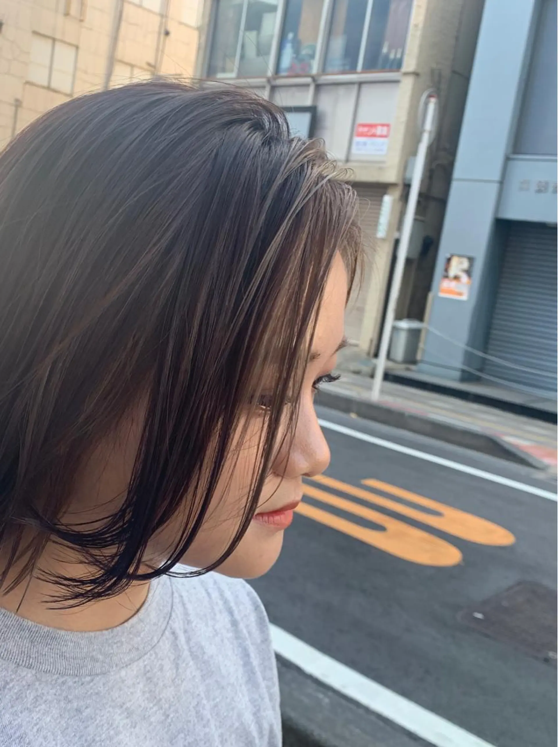 ミディアム カット ヘアカラー ショートスタイル /tomo.のヘアスタイル