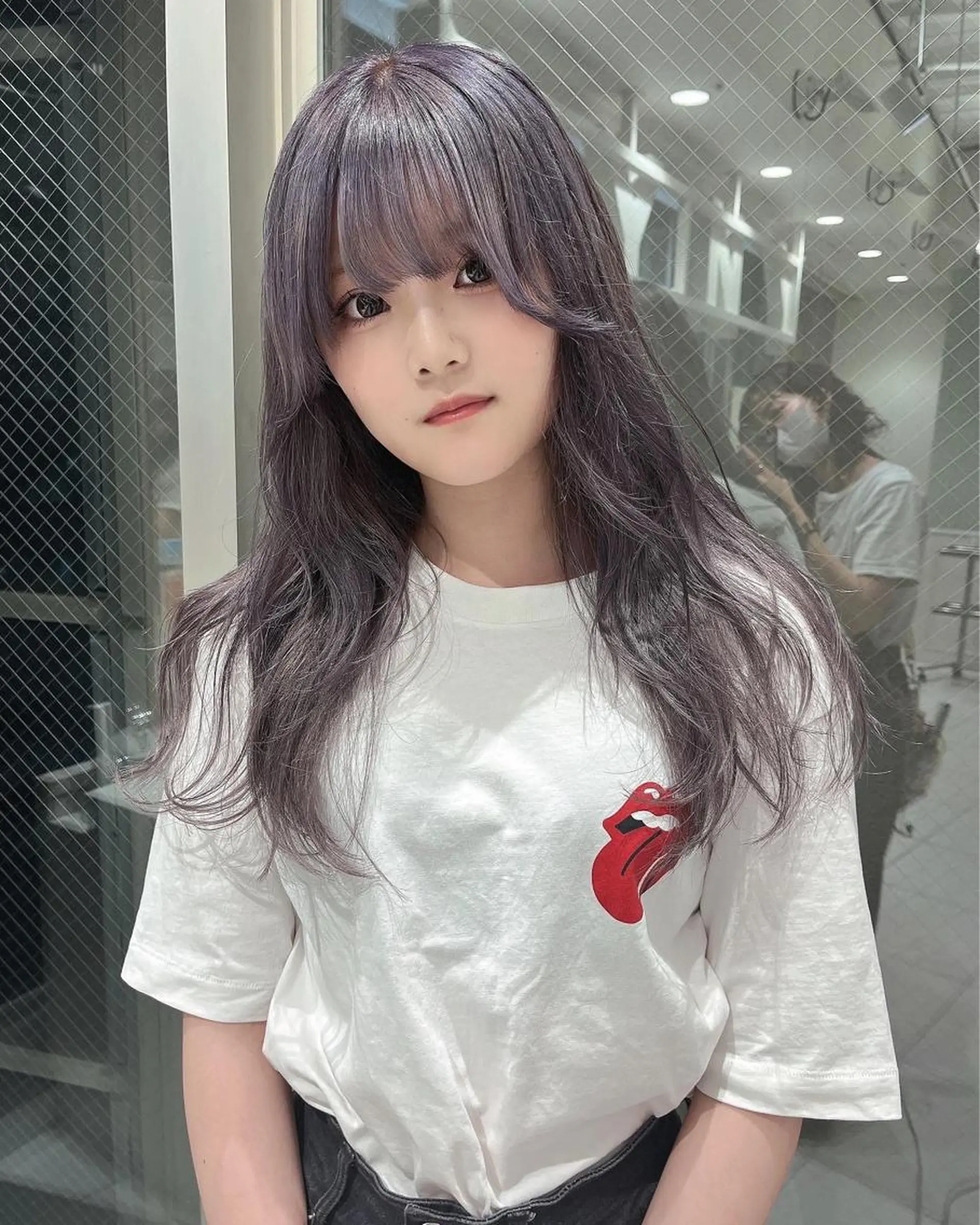 ロング レイヤーカット ウルフカット／吉村 桃子のヘアスタイル