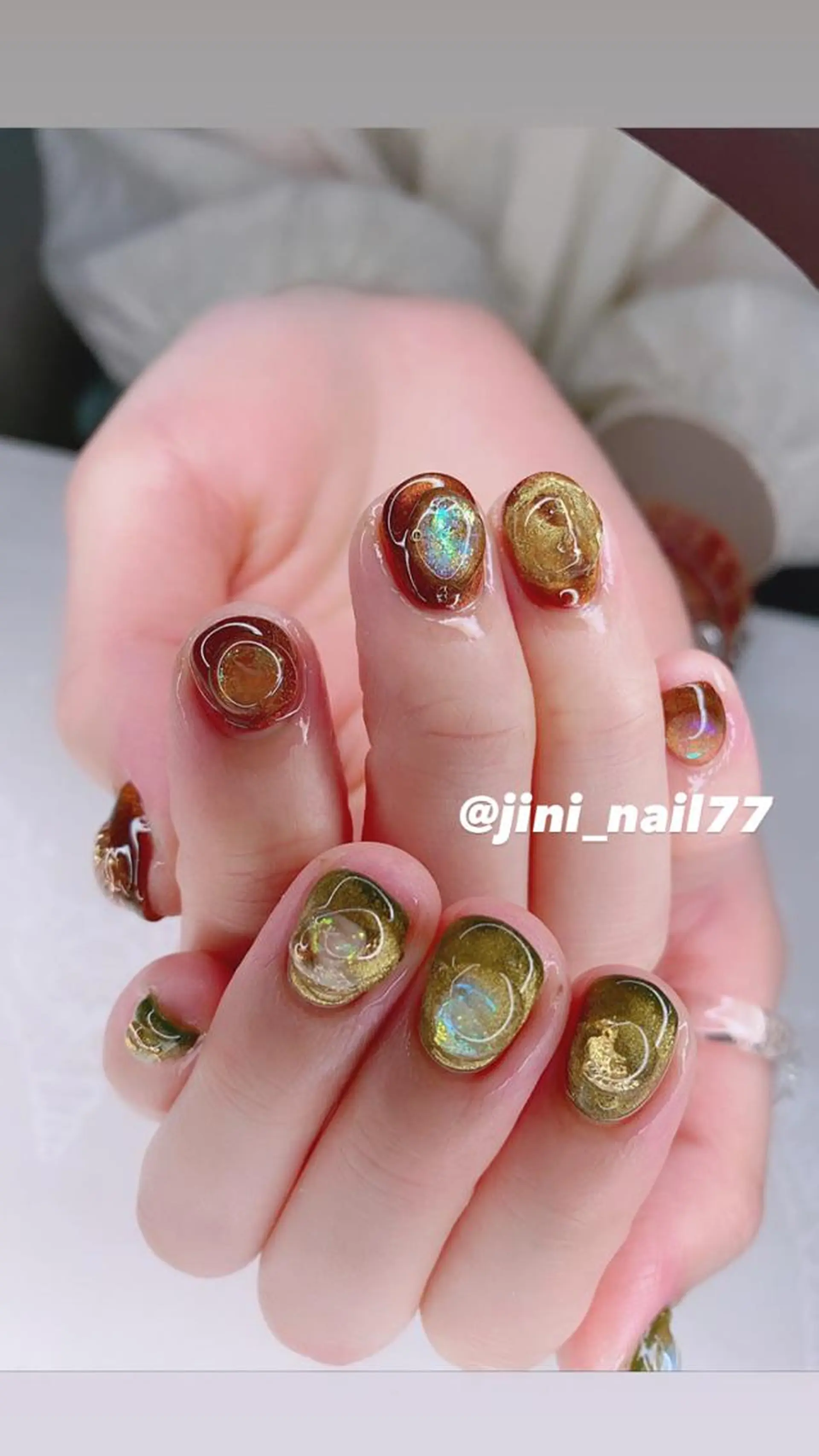 ネイル ハンドネイル JINI NAIL所属・ジニ ネイルのネイルデザイン