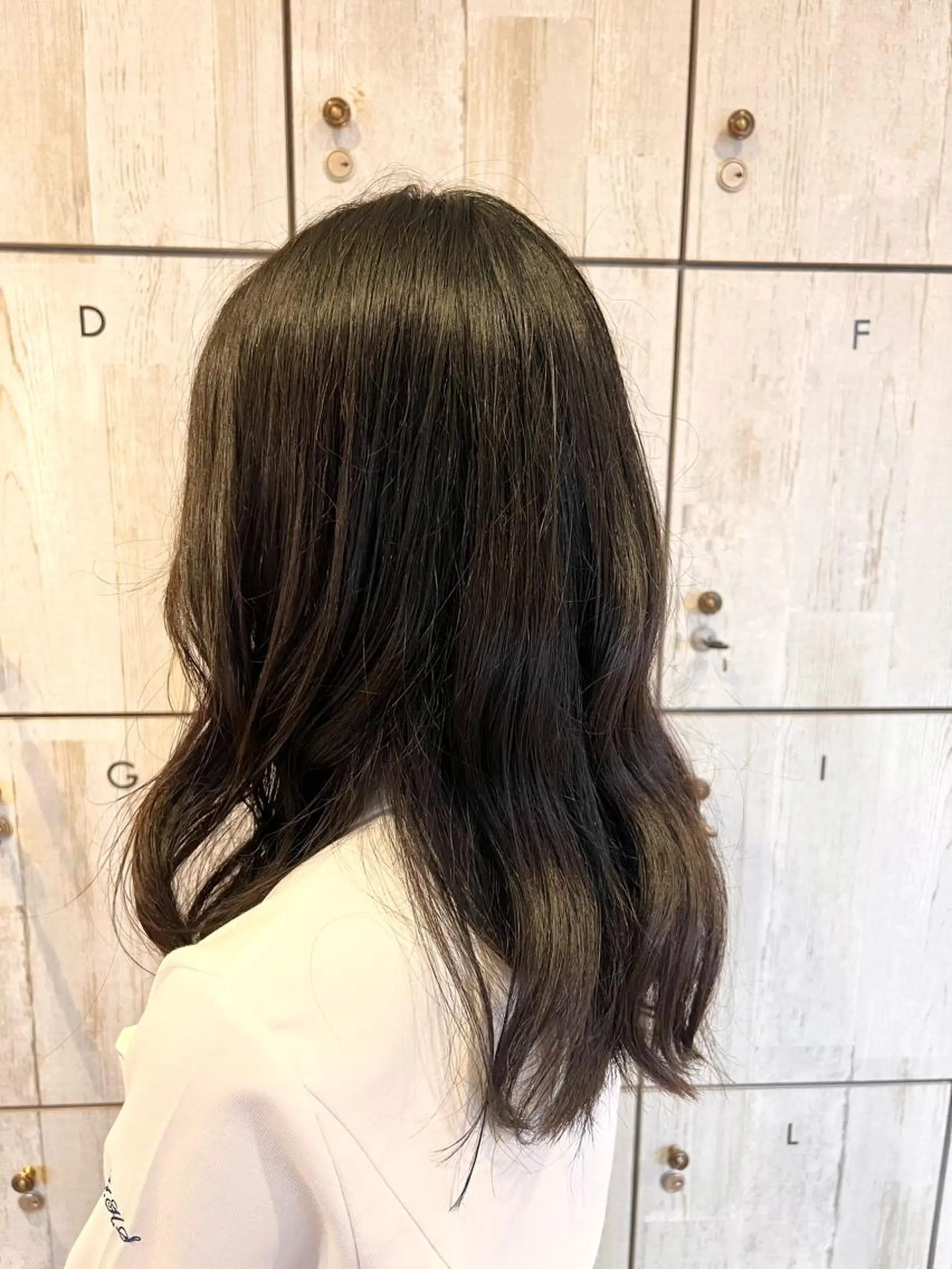 ミディアム カラー れいな🌼 ボブ･艶カラー🌼のヘアスタイル