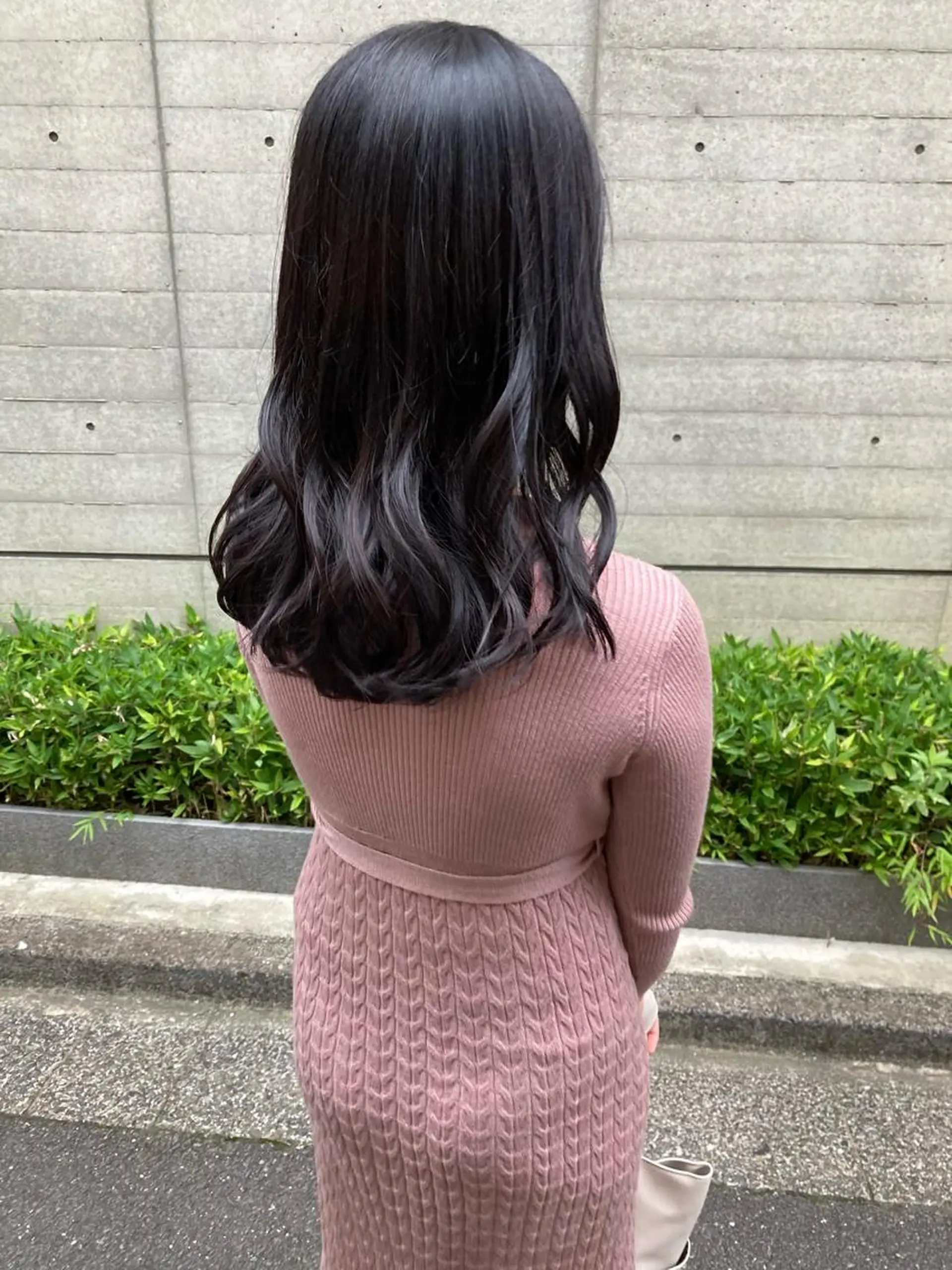 セミロング カット ヘアカラー トリートメント ✨色持ちの良い艶 カラー✨蟹江真世のヘアスタイル