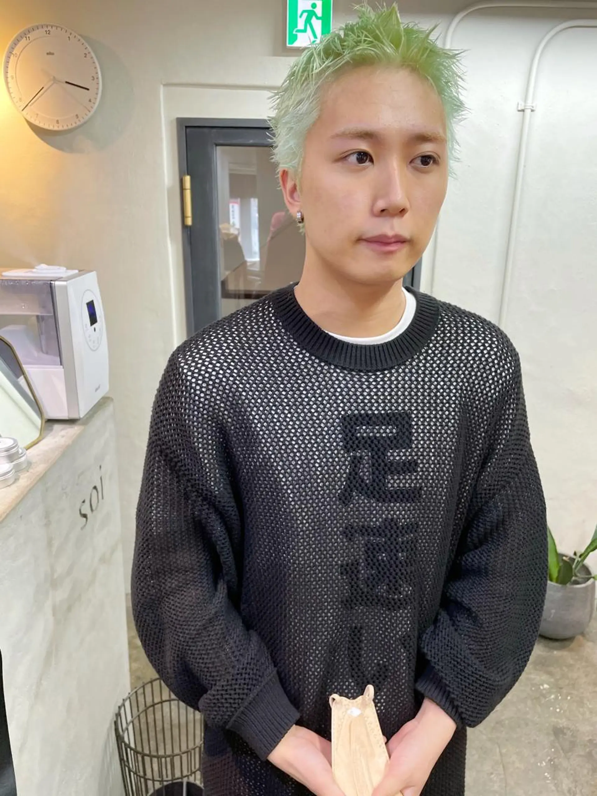 ショート カラー ヘアアレンジ メンズ 丸山渉/パーマ エフェクトブリーチのヘアスタイル