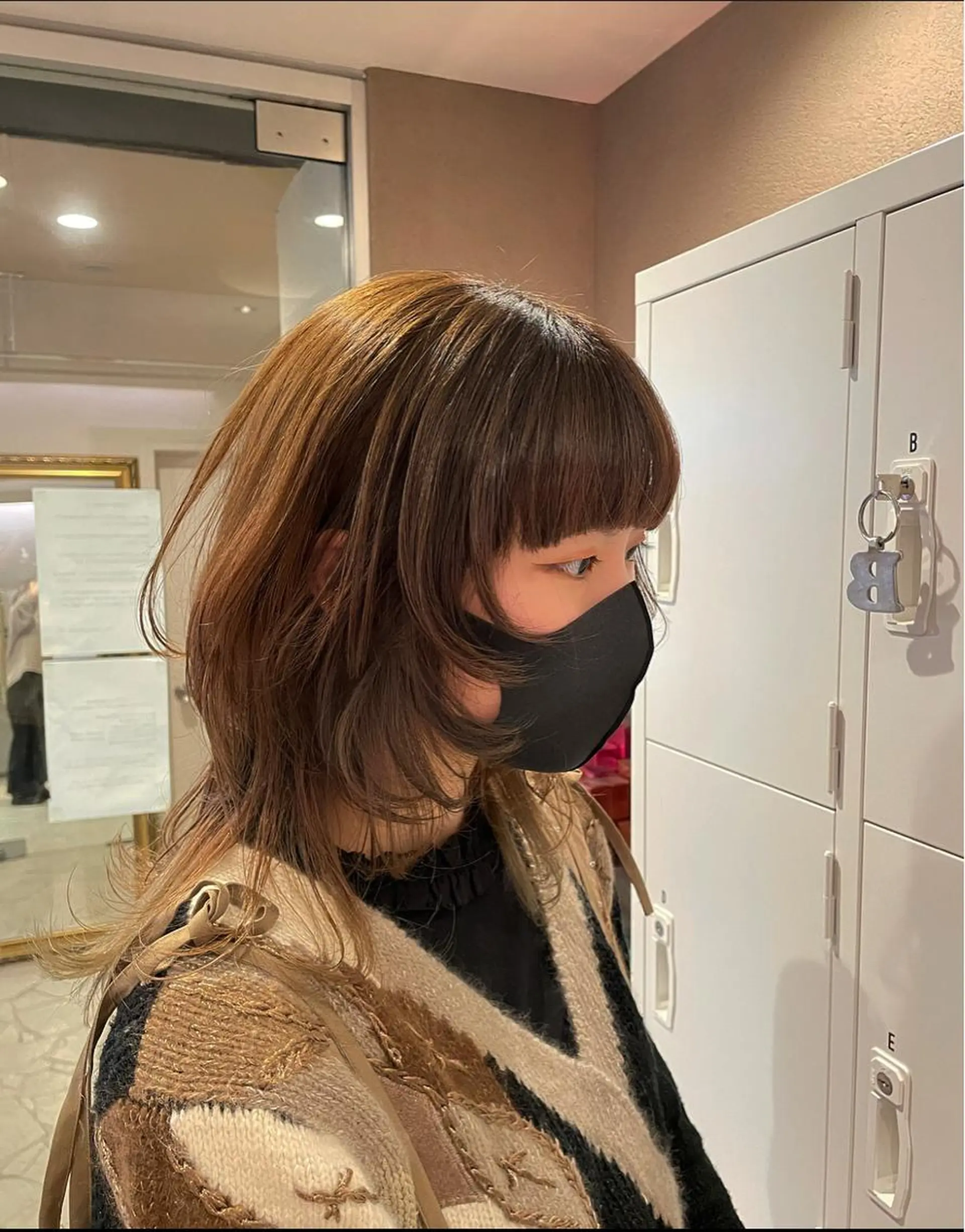 ミディアム カラー ワイドバング ウルフカット 沖縄/ヘアアレンジ /ナカノのヘアスタイル