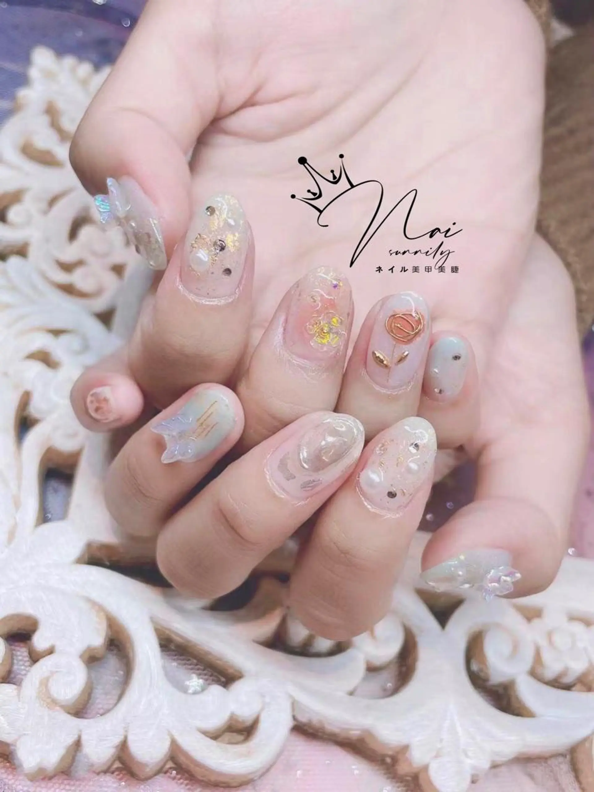 ネイル 長さだし専門店 M2　rikaのネイルデザイン