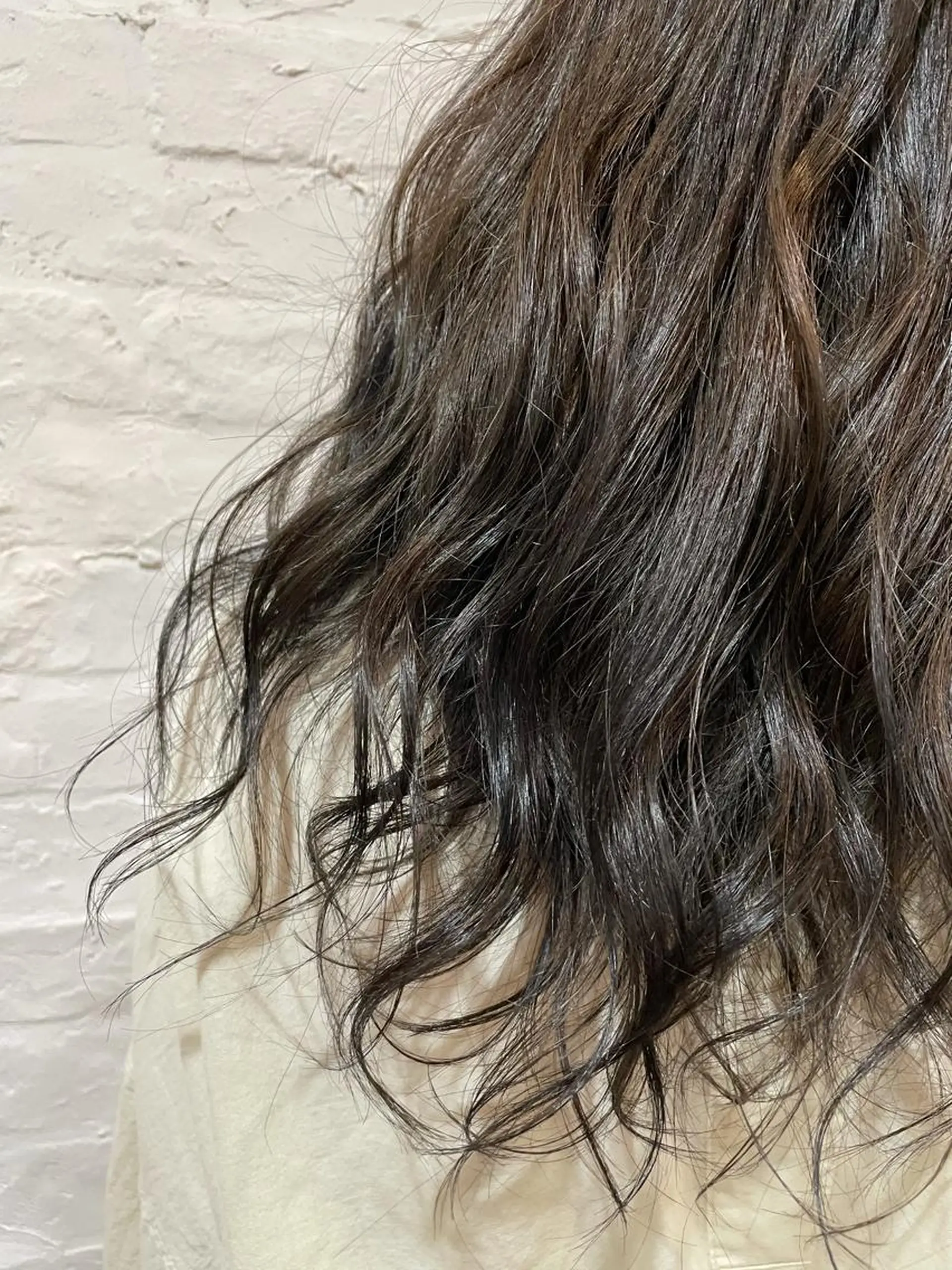 セミロング カラー アッシュ アッシュグレー アッシュグレージュ グレージュ ヘアカラー トリートメント 【ピンク/韓国ヘア/ ヘアセット】亜海のヘアスタイル