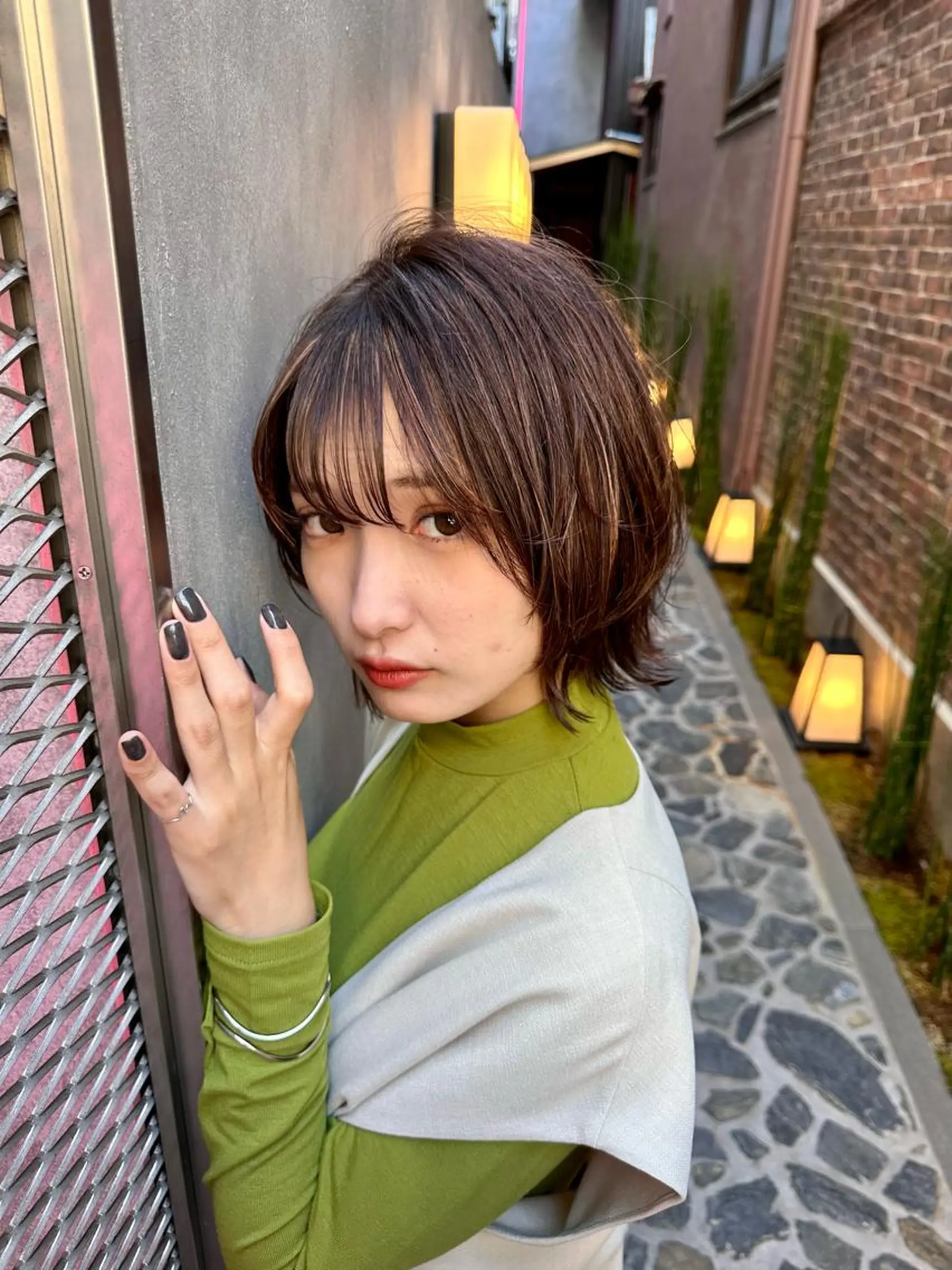 ミディアム カット ヘアカラー トリートメント ❣️心斎橋髪質改善 鈴木佑弥❣️のヘアスタイル