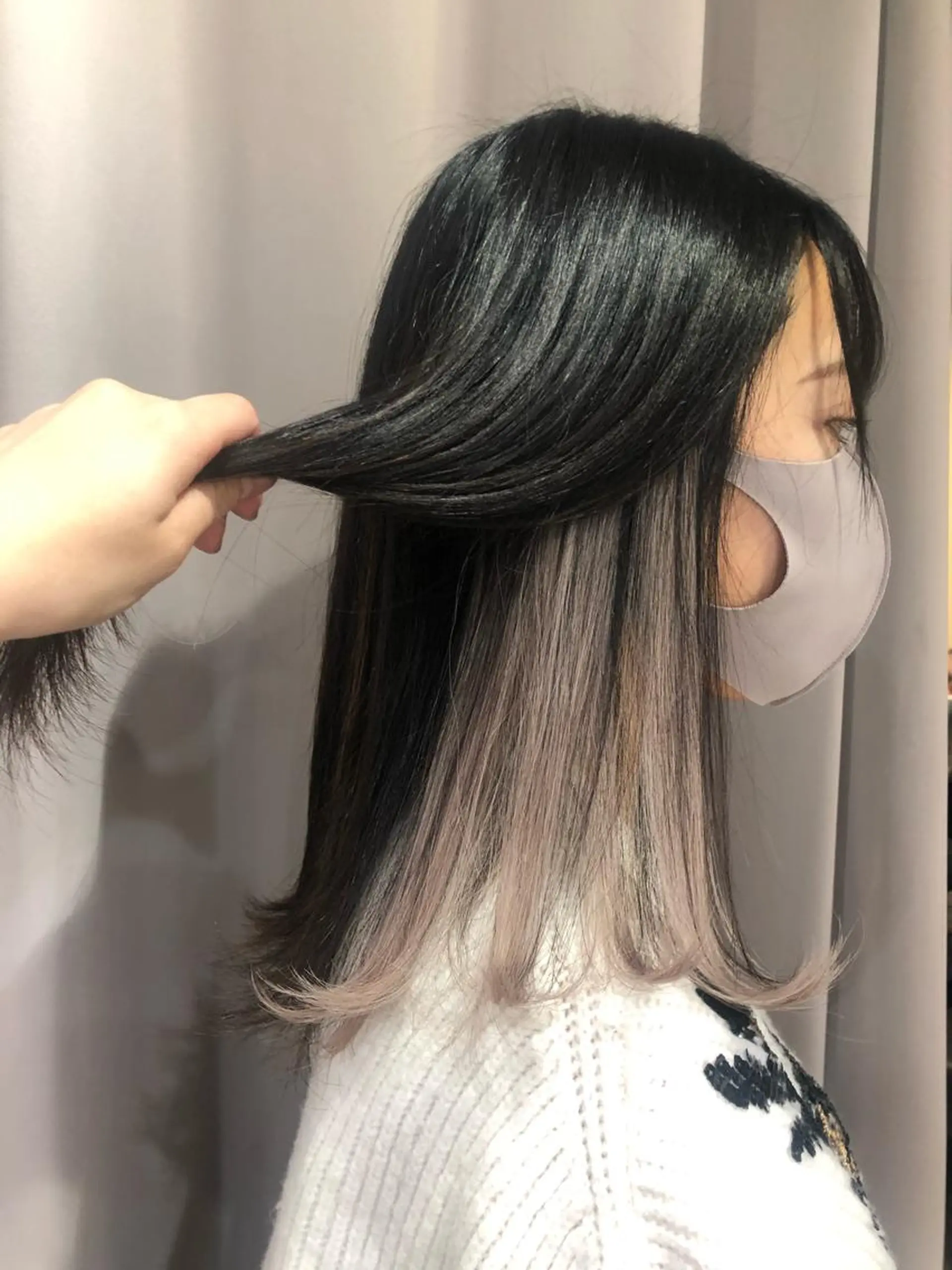 セミロング シールエクステ エクステ ヘアカラー エクステ 🦋美髪／エクステ 🦋アベイクミのヘアスタイル