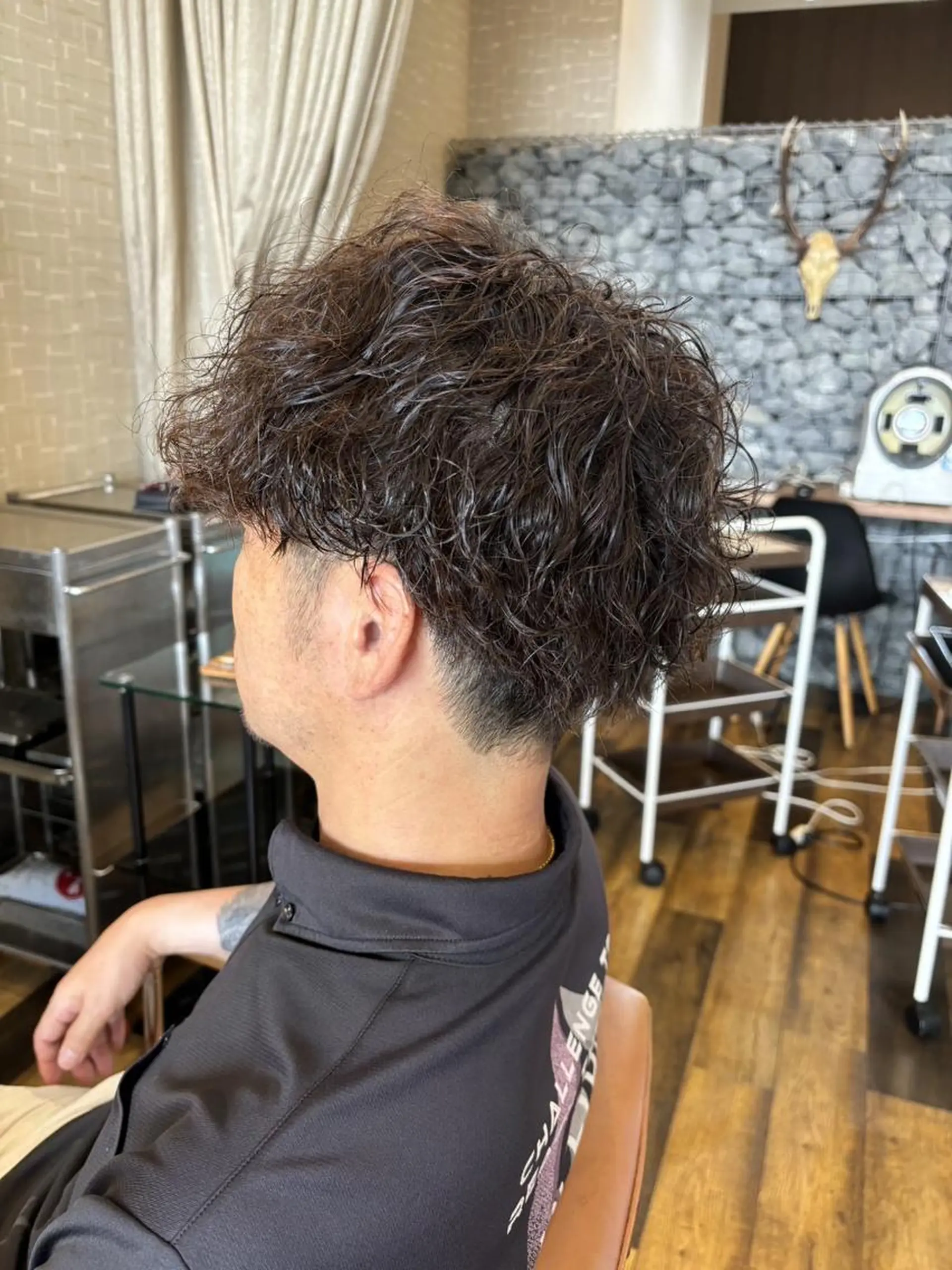 メンズ メンズパーマ 酸性ストレート Glimpse  大濠店所属・赤嶺/メンズカット メンズパーマのヘアスタイル