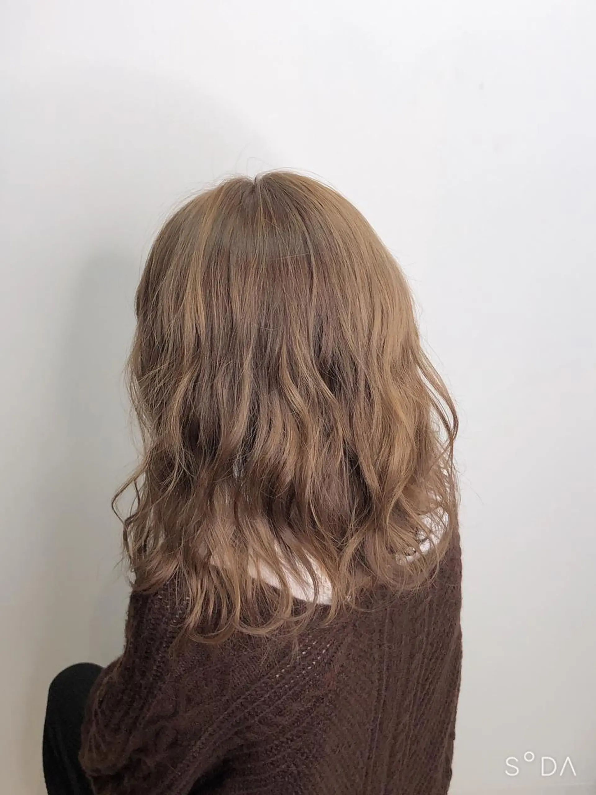 ミディアム カラー カット ヘアカラー ブリーチカラー✨ 駒場　笙のヘアスタイル