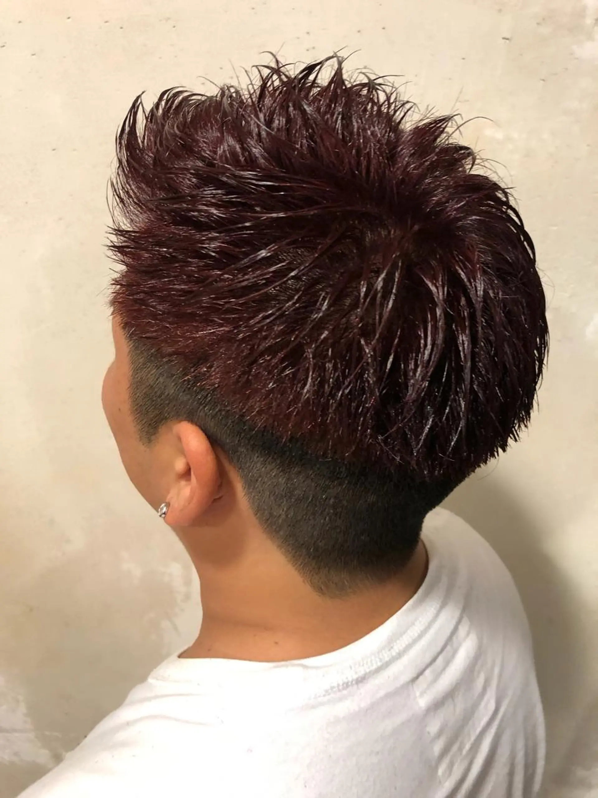 ショート カラー メンズ 前平 友慈のヘアスタイル