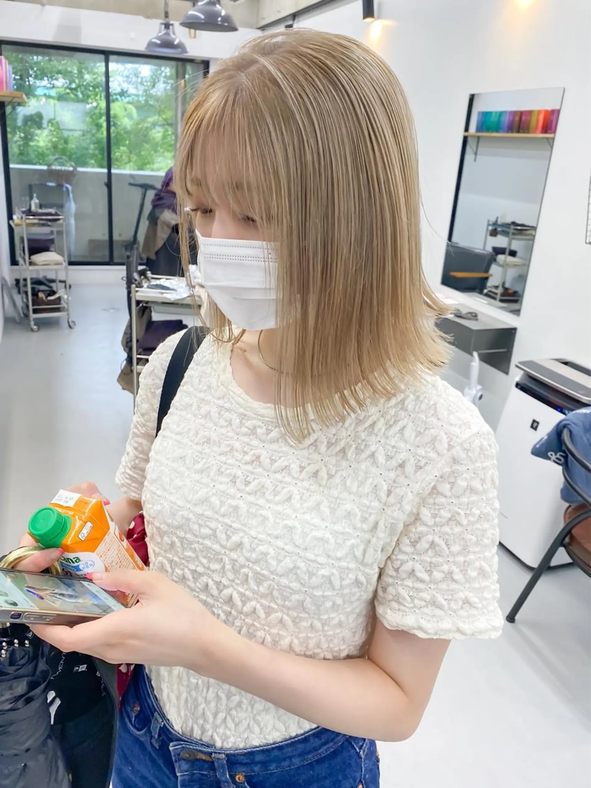 ミディアム カラー 栄・伏見 JOULE'Sのヘアスタイル