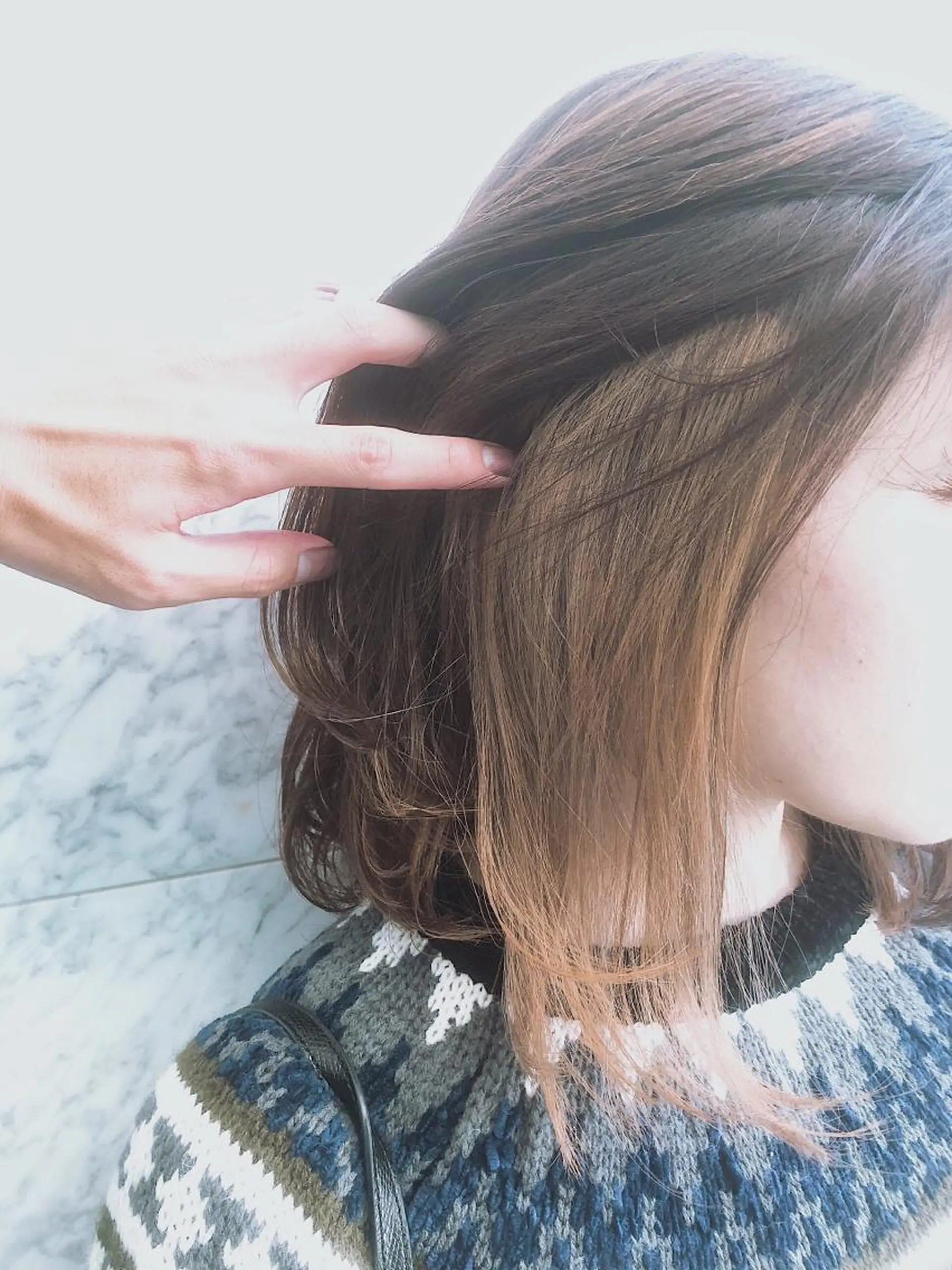 カラー SAKURA 原宿所属・なかの たくみのヘアスタイル