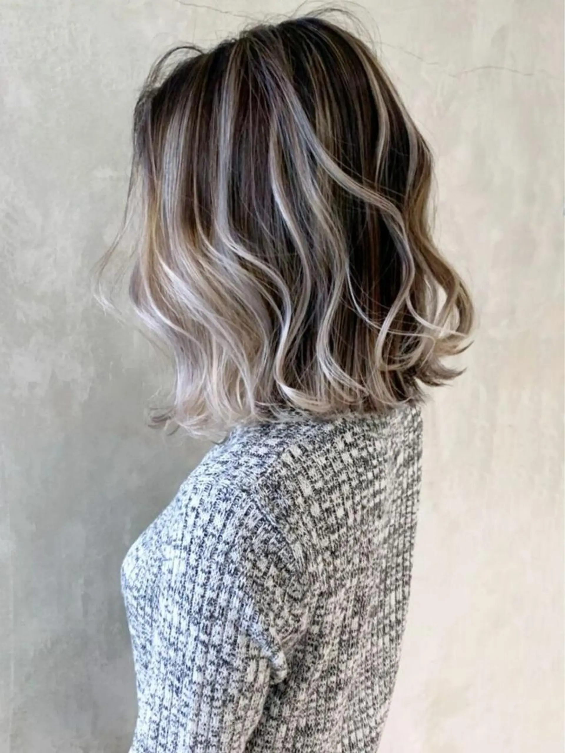 ミディアム カラー ヘアカラー トリートメント ヘアセット ブリーチ特化/レイヤ ーカット🥀マサルのヘアスタイル