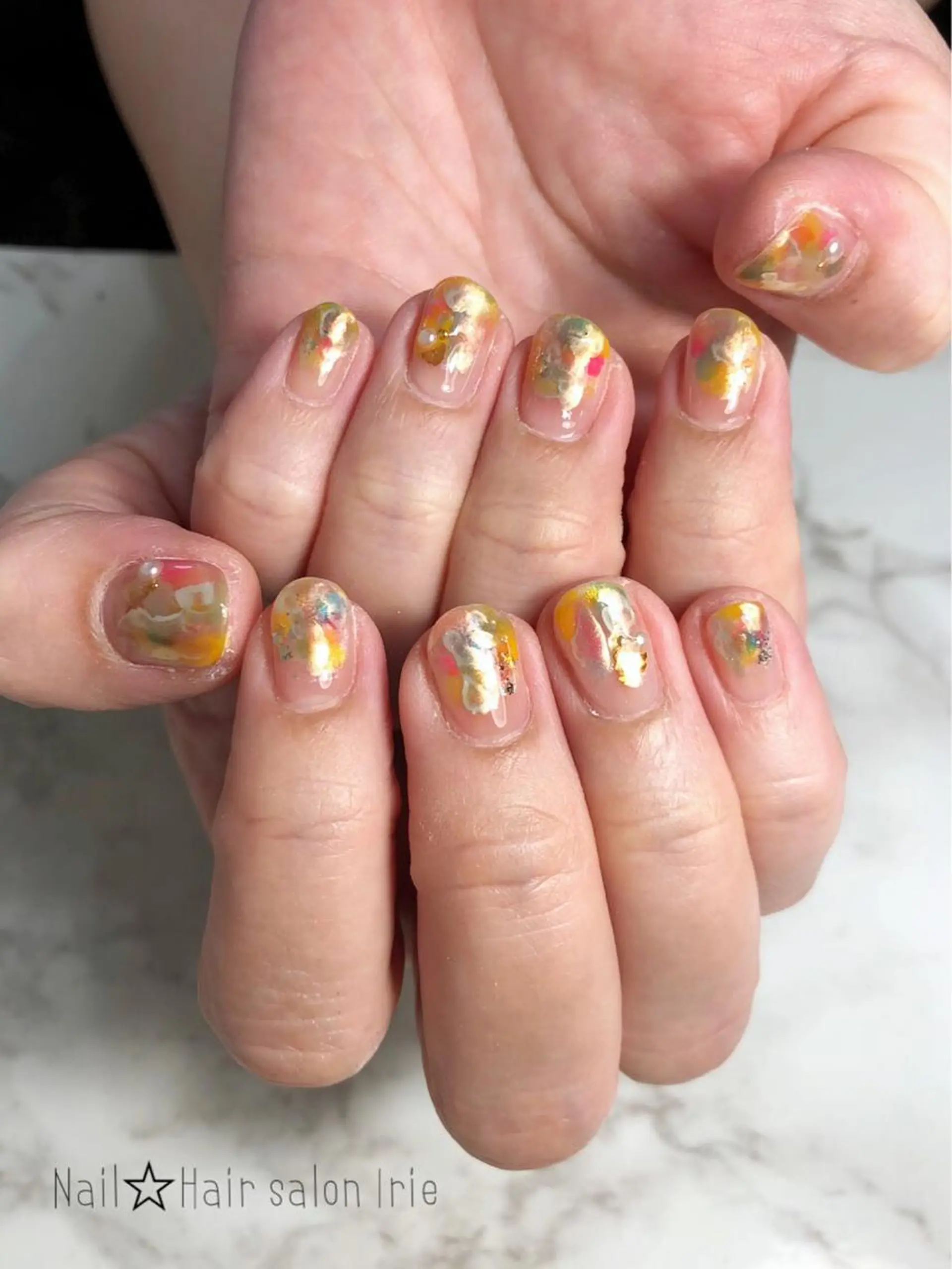 ネイル ハンドネイル Hair salon Irie所属・與儀 知佳のネイルデザイン