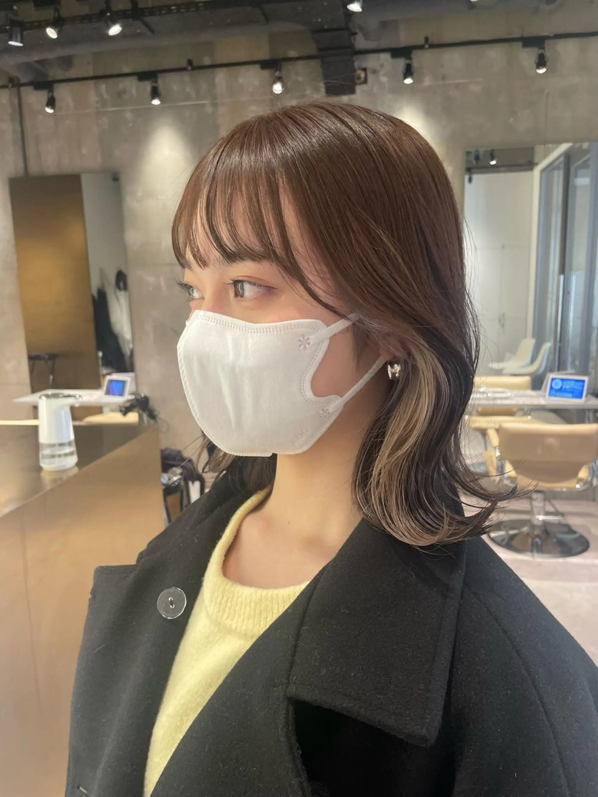 ミディアム カラー 美髪矯正/ハイトーン 🪸🩰ヒナコのヘアスタイル